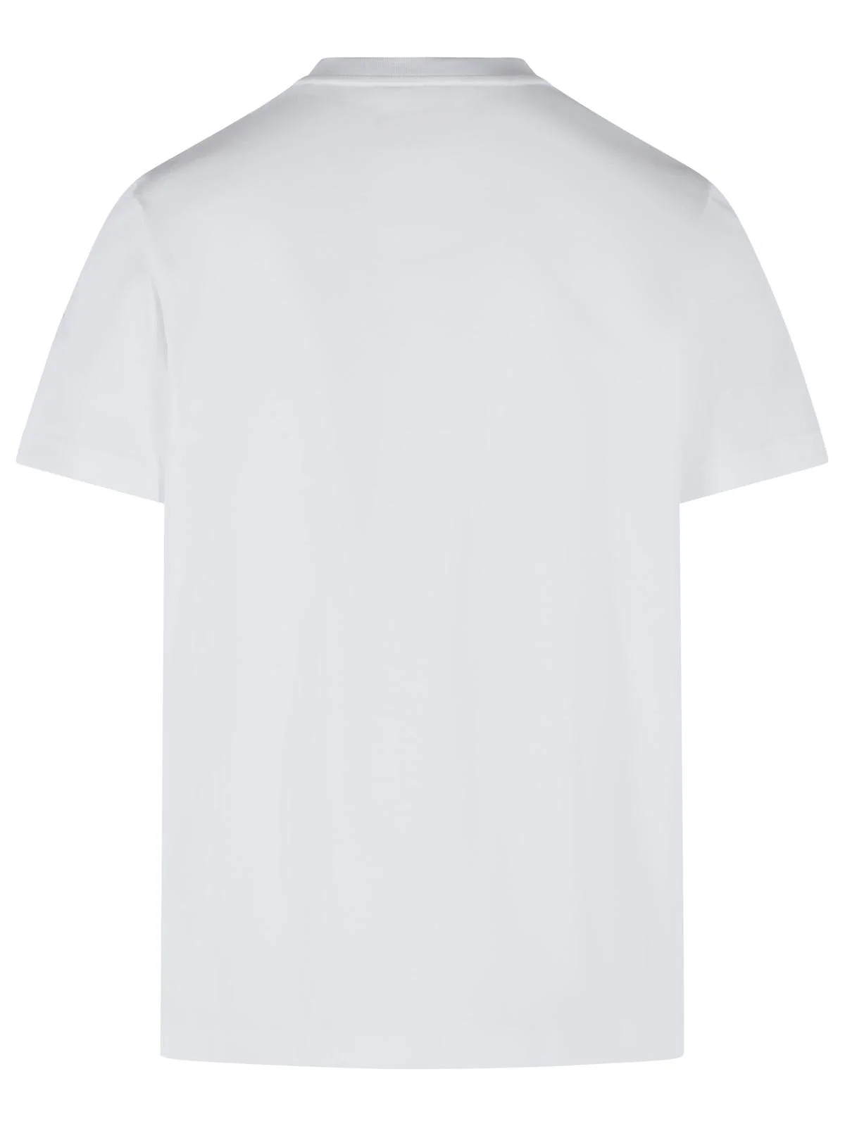 Moncler White Cotton T-Shirt Men - Image 3