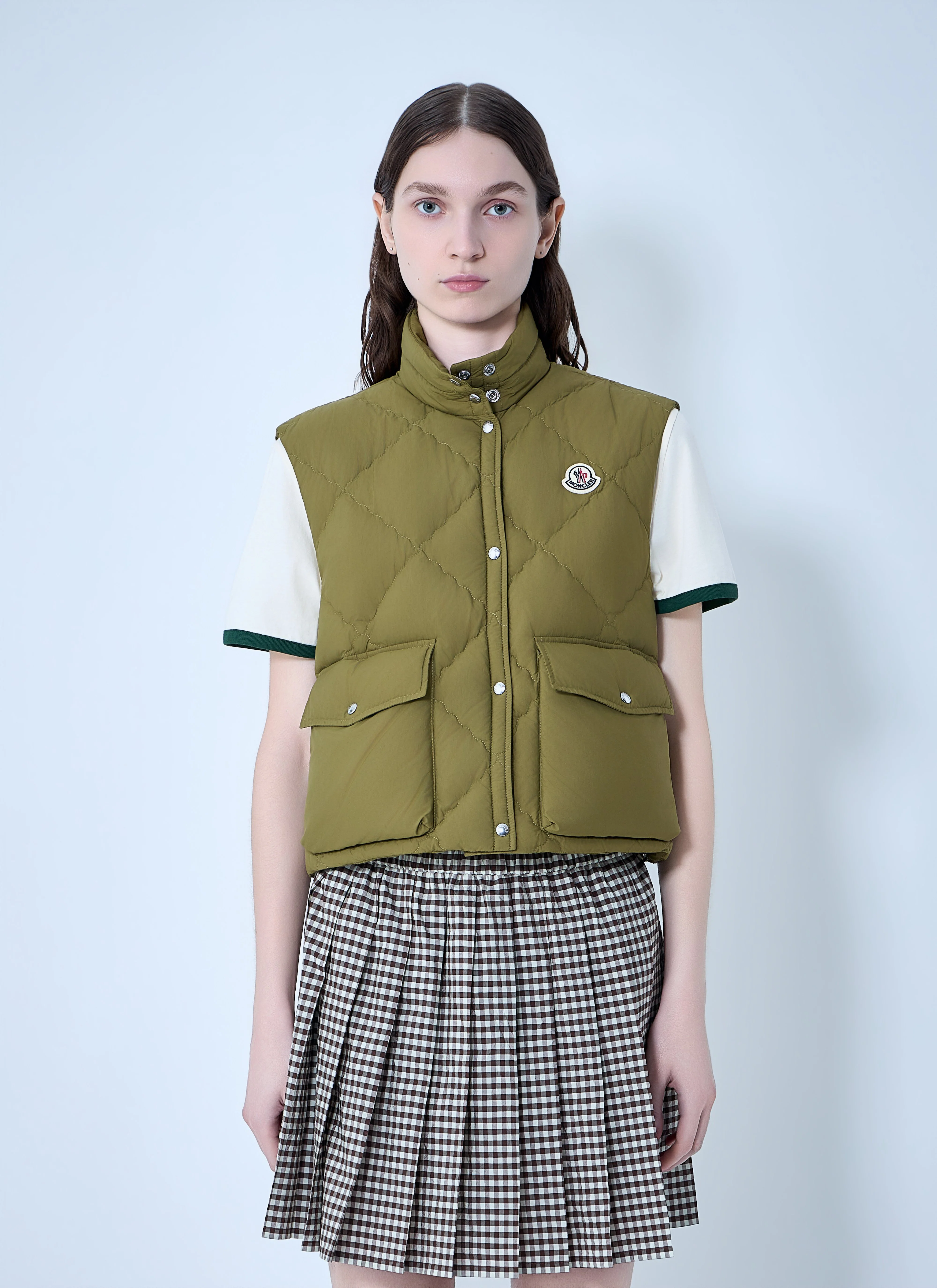 Moncler Women Biois Quilted Down Vest