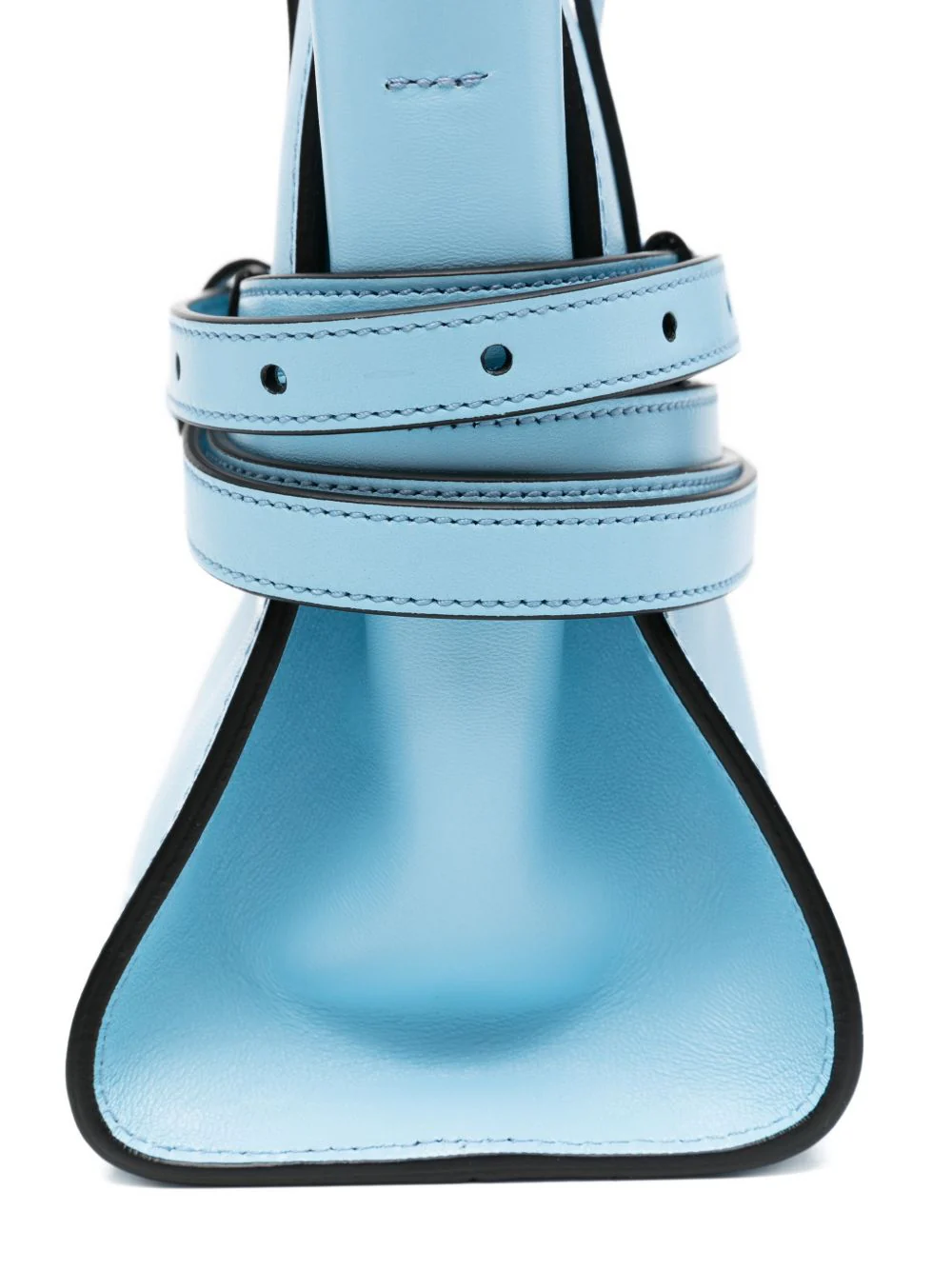 Moschino Women Tie Me Small Leather Handbag - Image 2