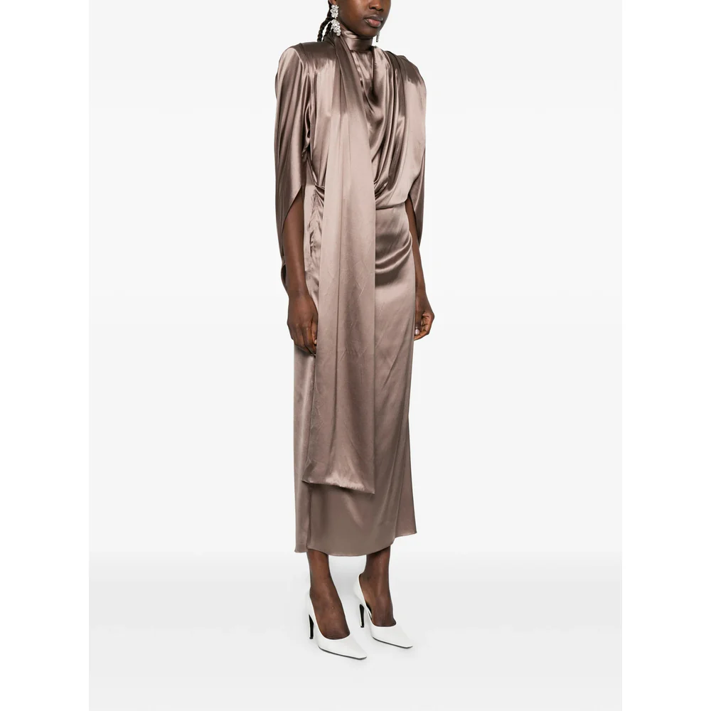 Mugler Brown Dresses - Evening Dresses Women - Image 4