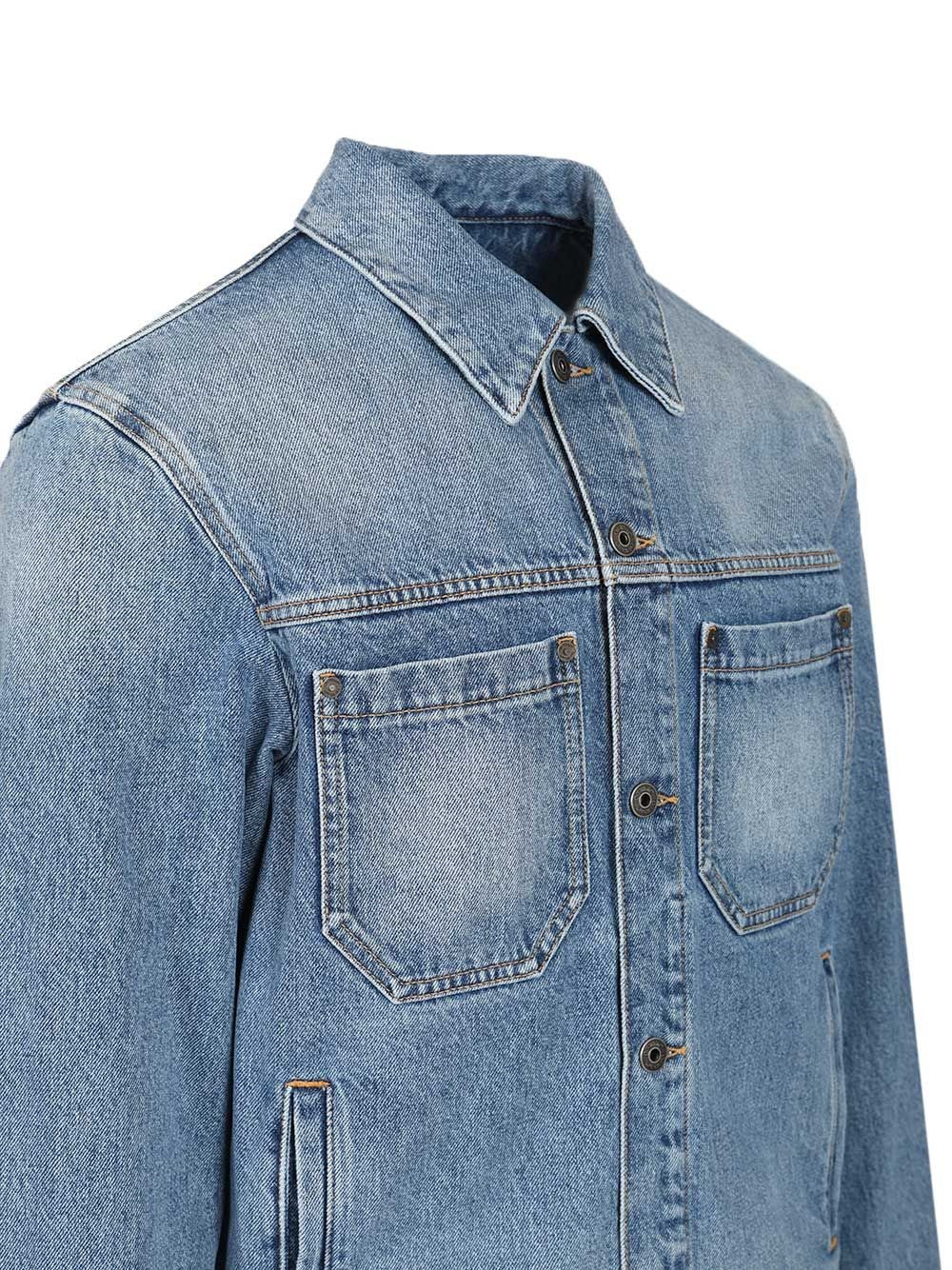 Off-White Men Denim Jacket - Image 6