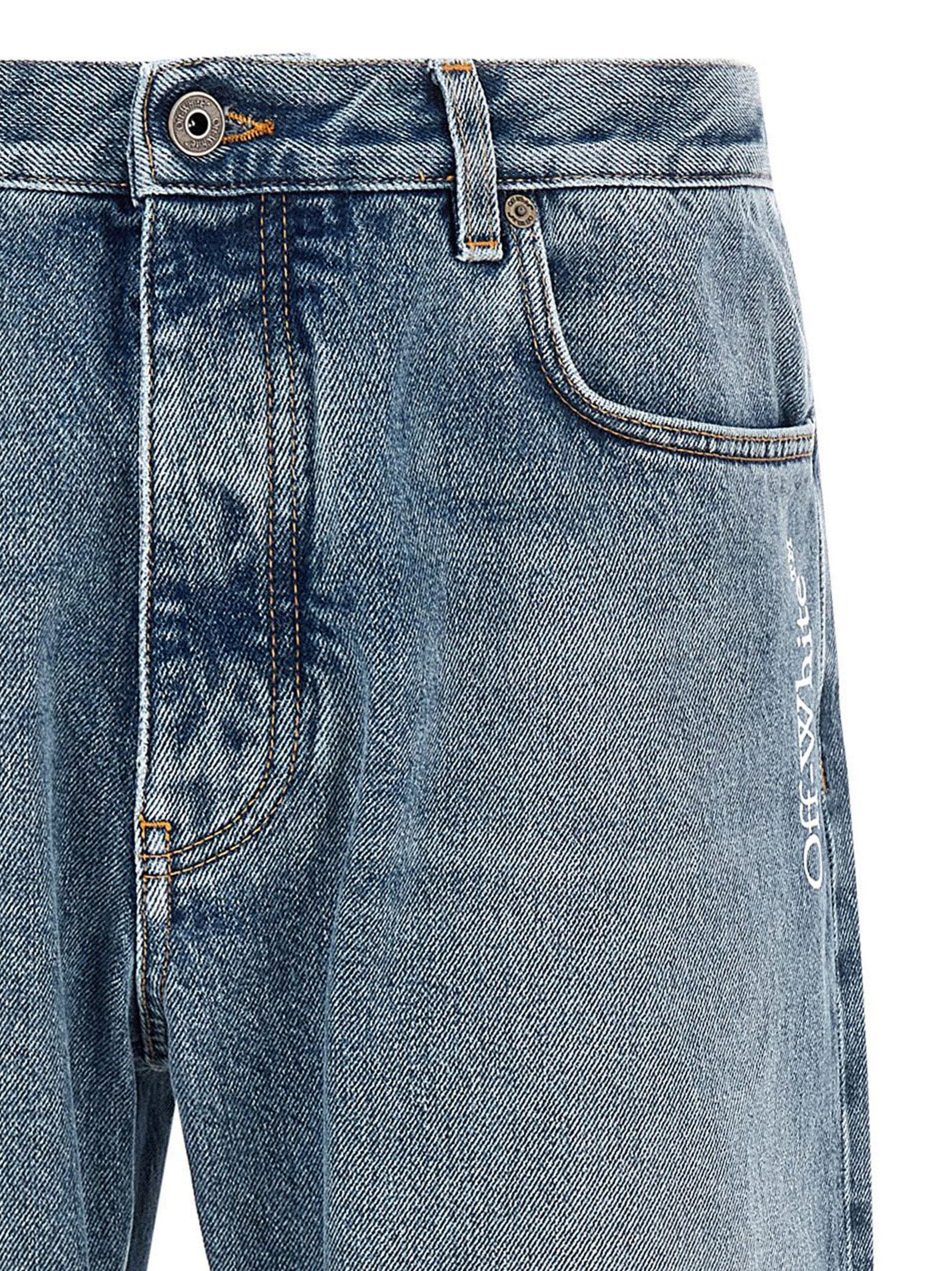 Off-White Men 'Half Arrow' Jeans - Image 3