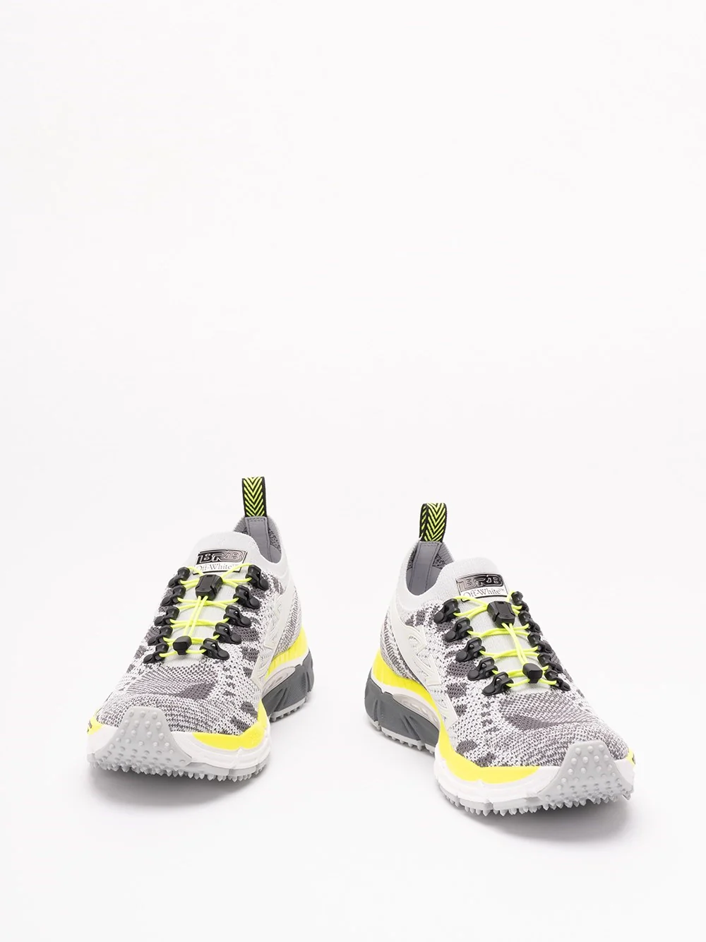 Off White Men `Ow Be Right Back Knit` Sneakers - Image 2