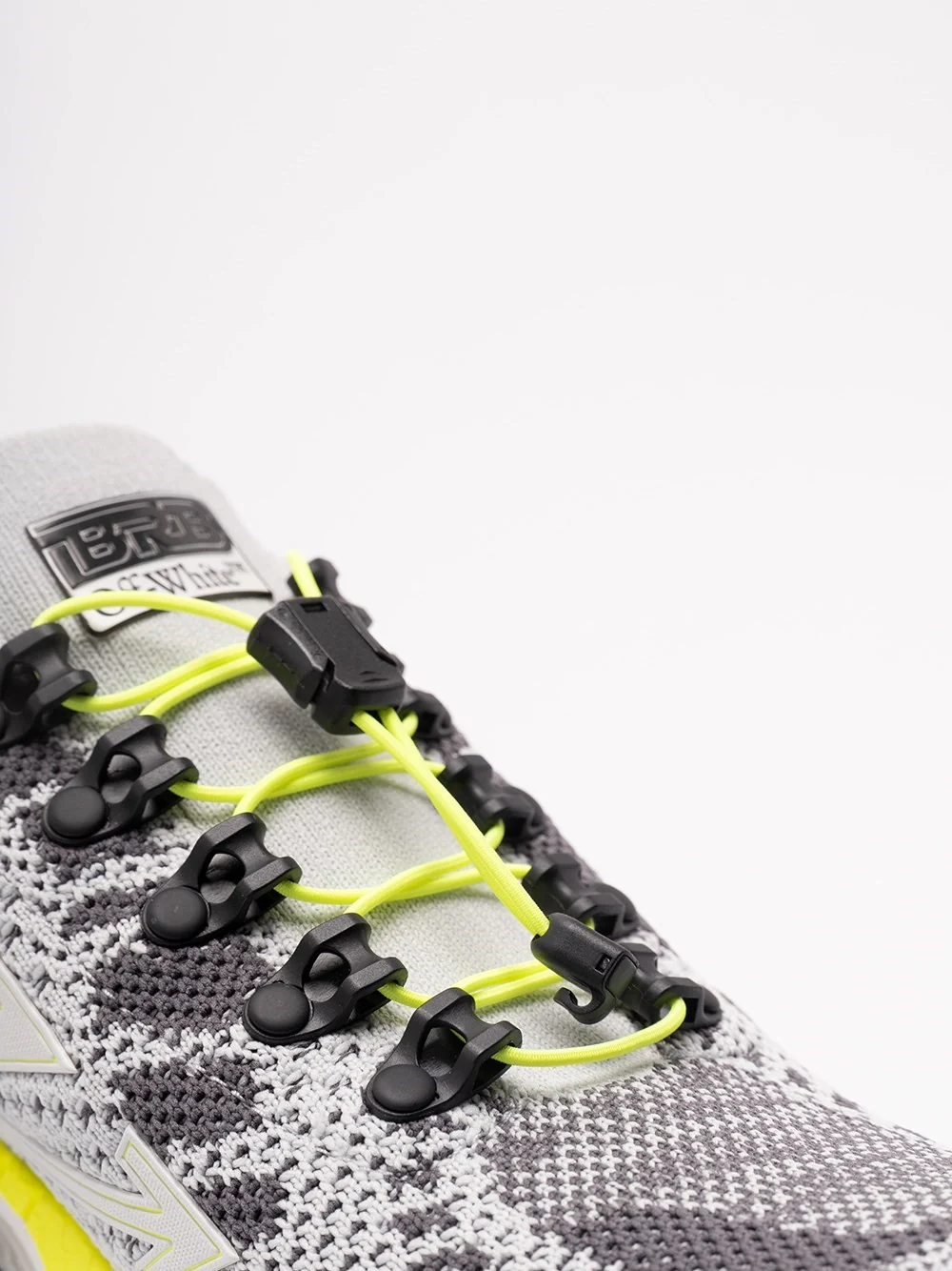 Off White Men `Ow Be Right Back Knit` Sneakers - Image 5