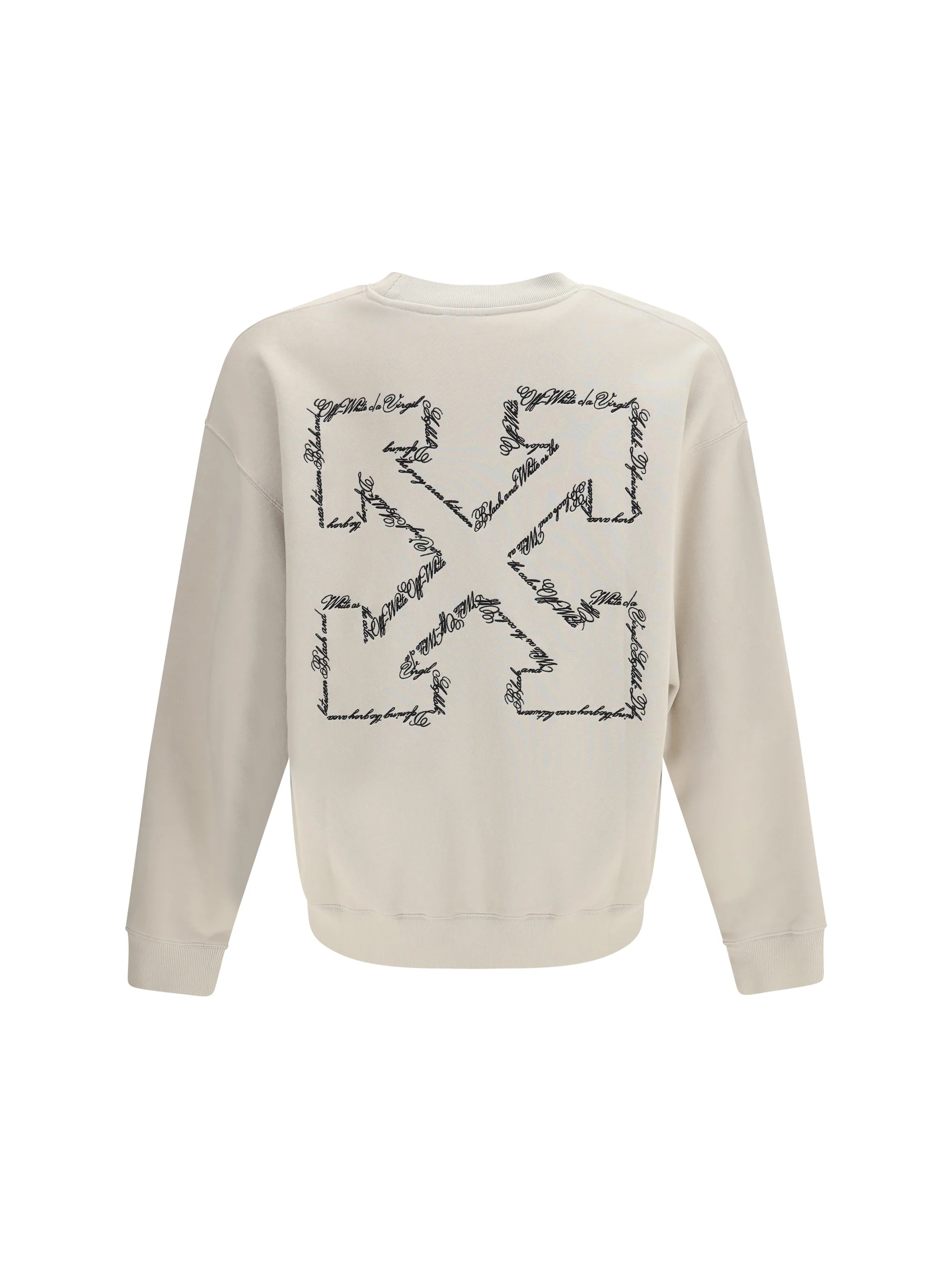 Off-White Men Script Arrow Crewneck Sweatshirt - Image 2