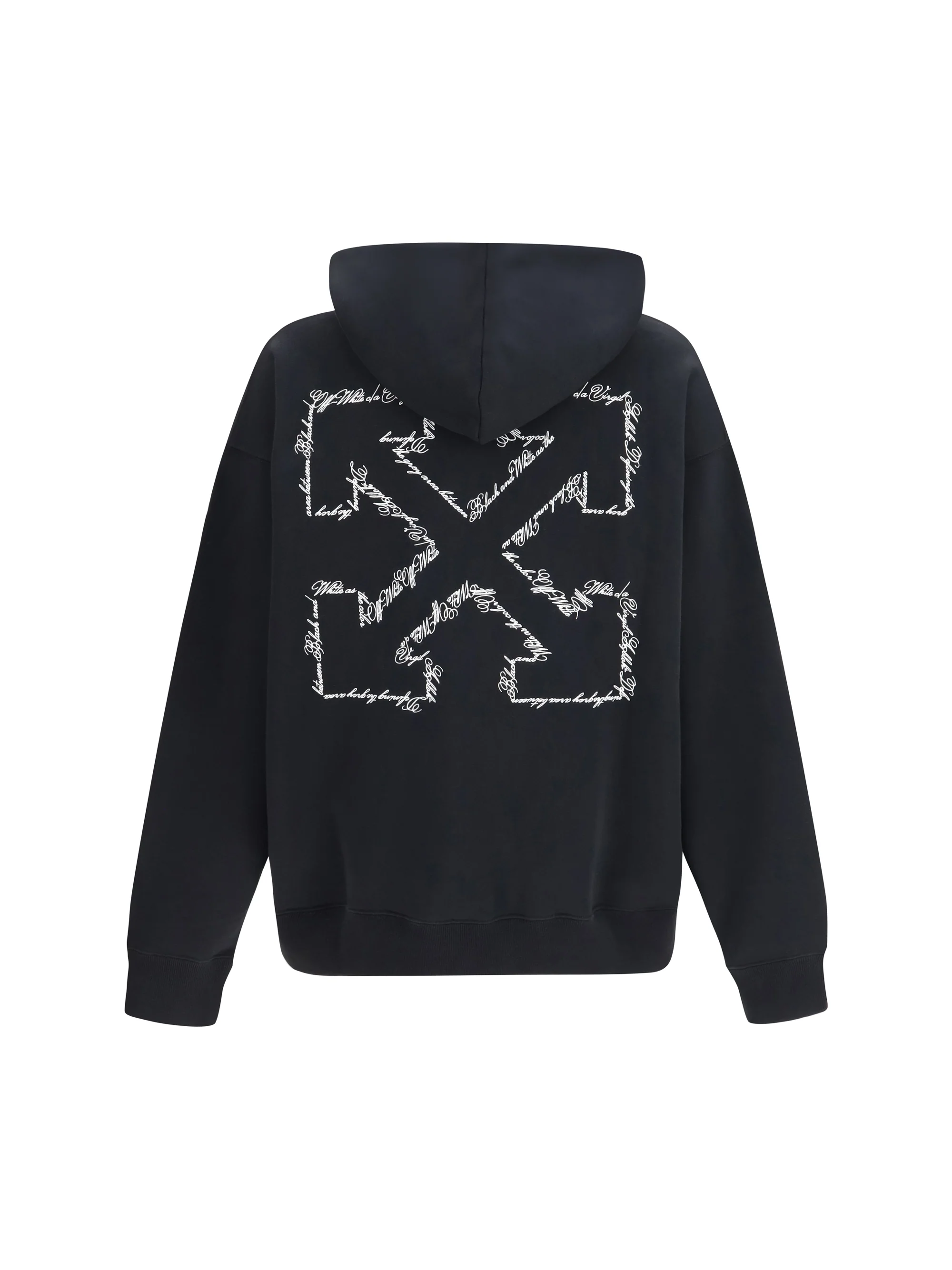 Off-White Men Script Arrow Diagonal Skate Hoodie - Image 2