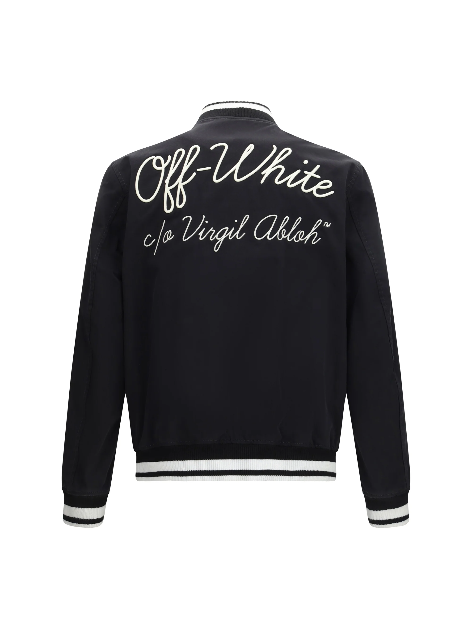 Off-White Men Script Cotgab Souvenir Varsity Jacket - Image 2