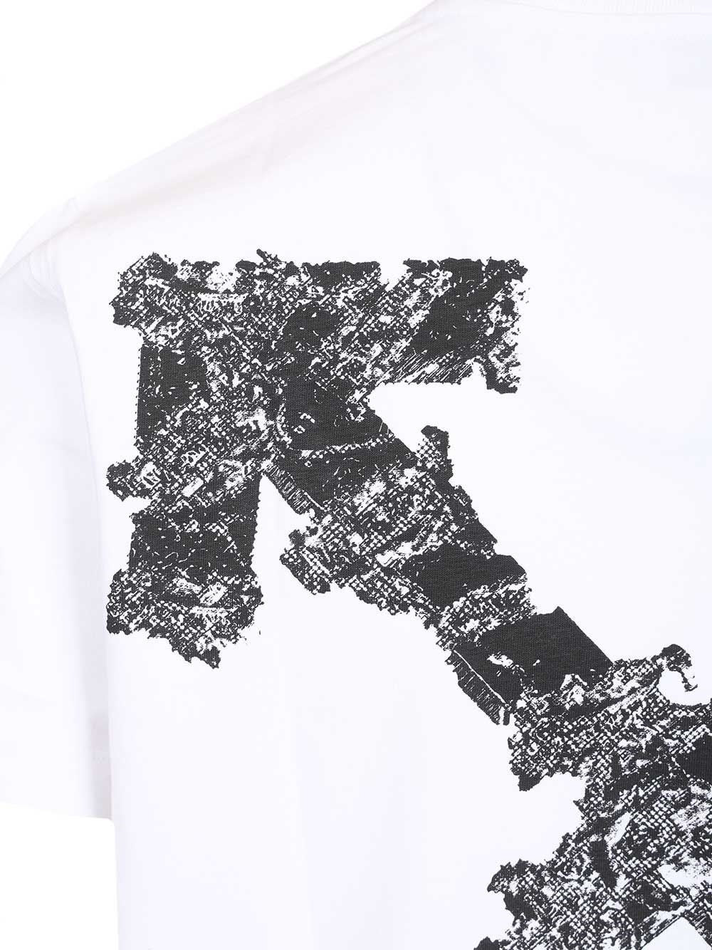 Off-White Men T-Shirt With Heraldic Arrow Print - Image 4