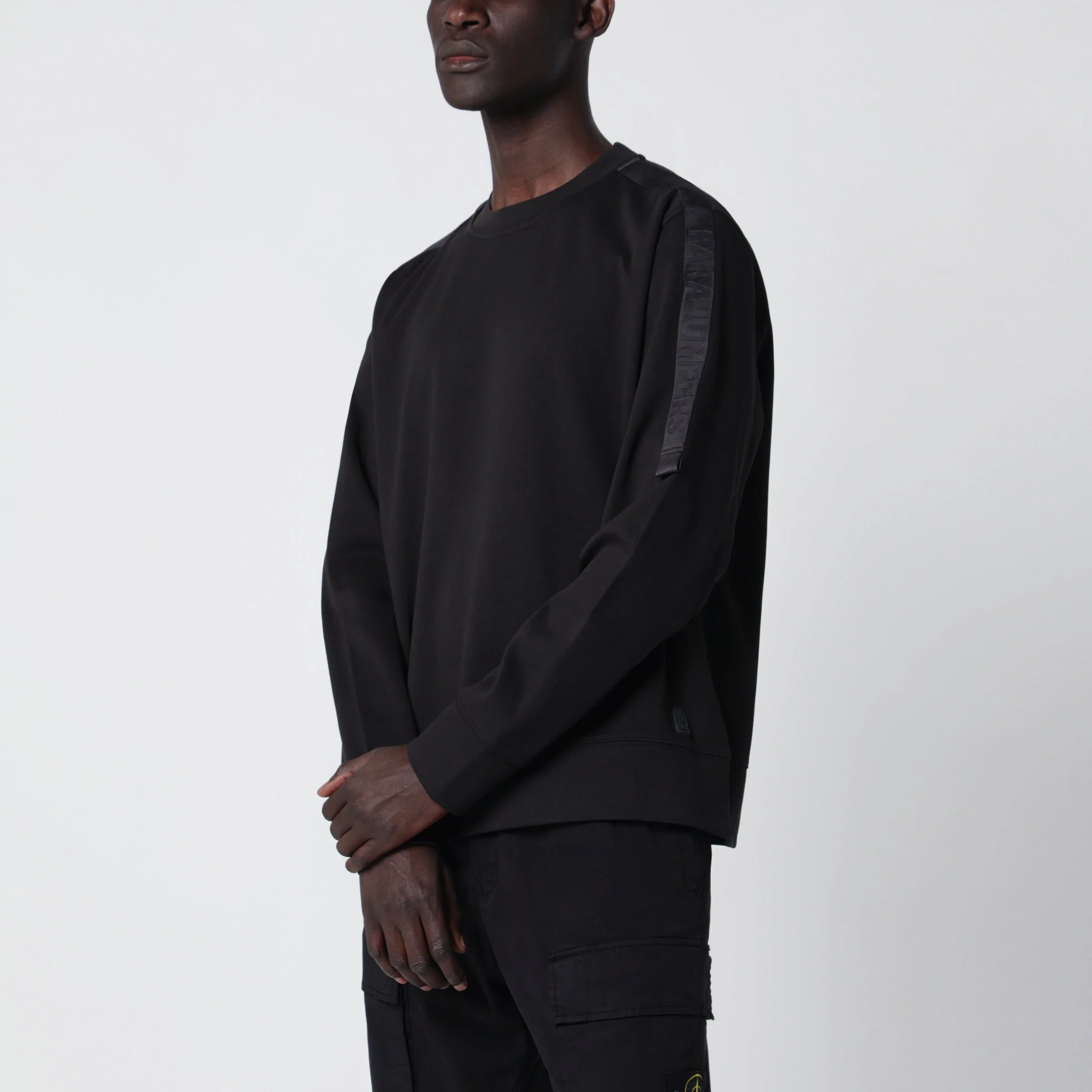 Parajumpers Black Sweatshirt With Logo Detail Men