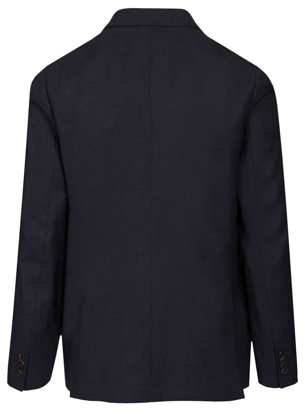 Paul Smith Men Navy Single-Breasted Blazer - Image 2