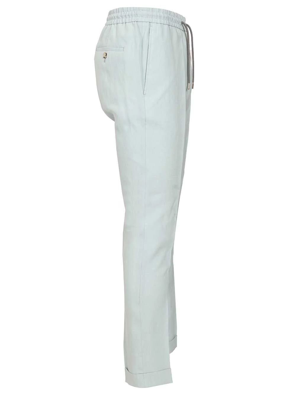 Paul Smith Men Slim Fit Linen Trousers - Image 3