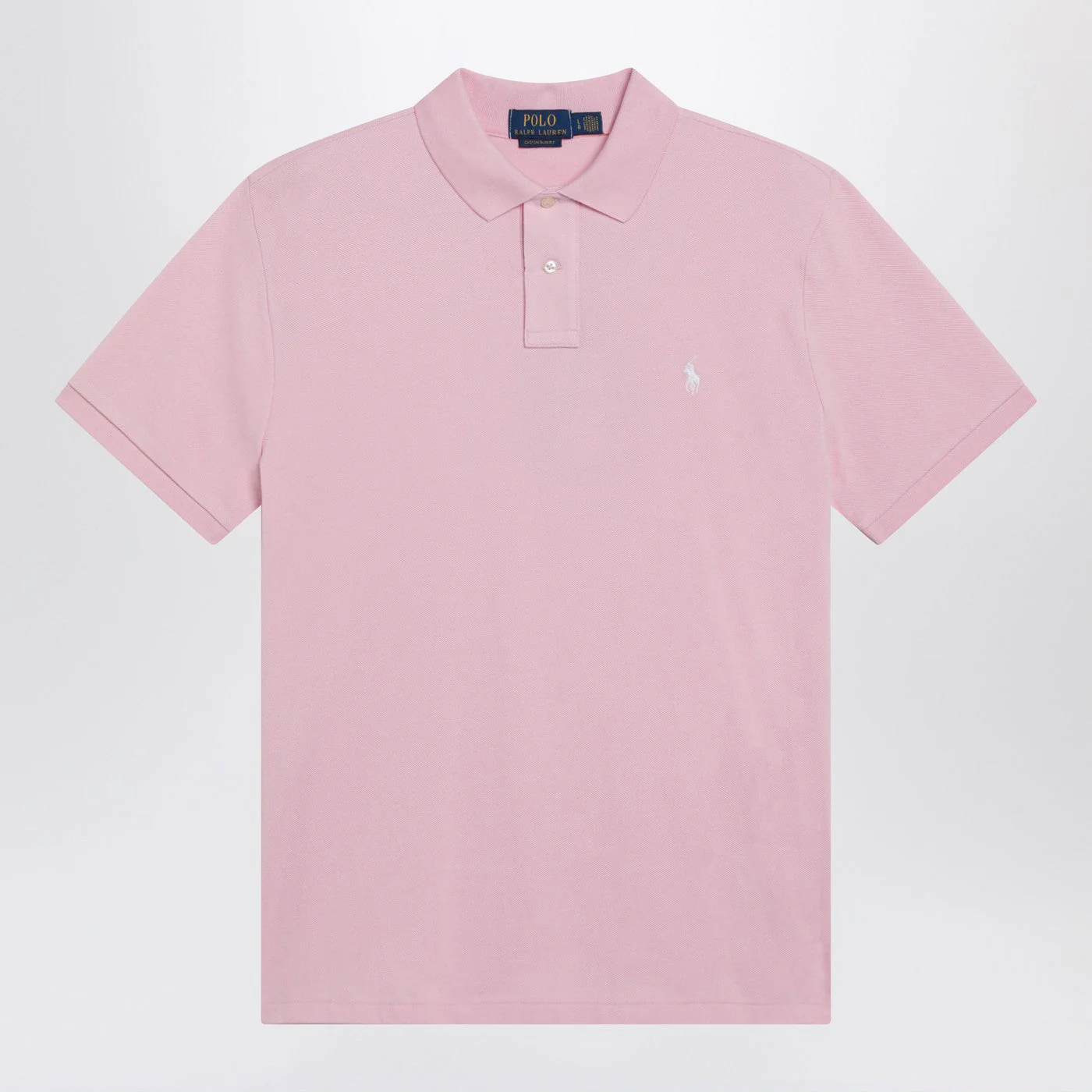 Polo Ralph Lauren Pink Custom Slim-Fit Cotton Polo Shirt Men