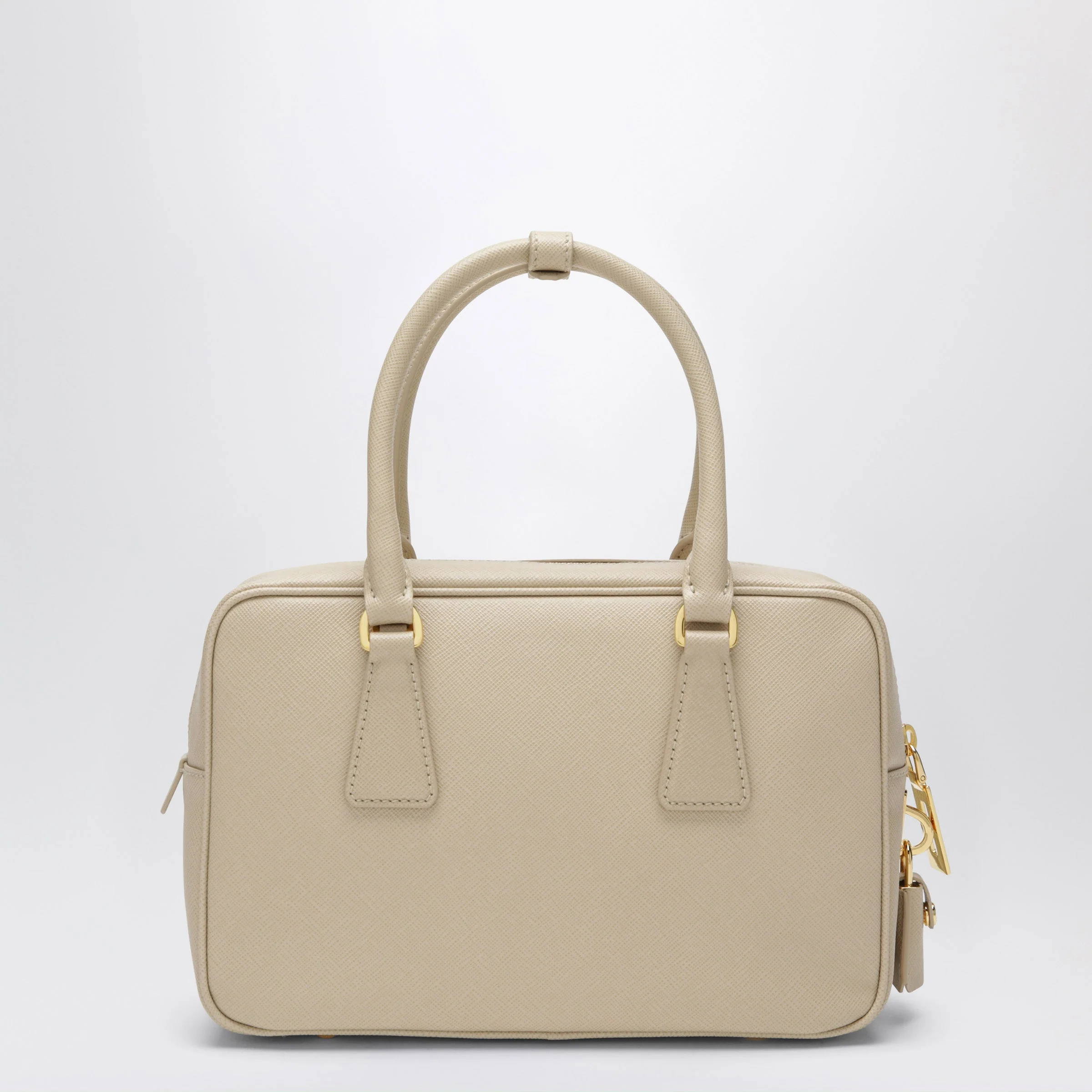 Prada Black Saffiano Leather Top-Handle Bag Women - Image 2