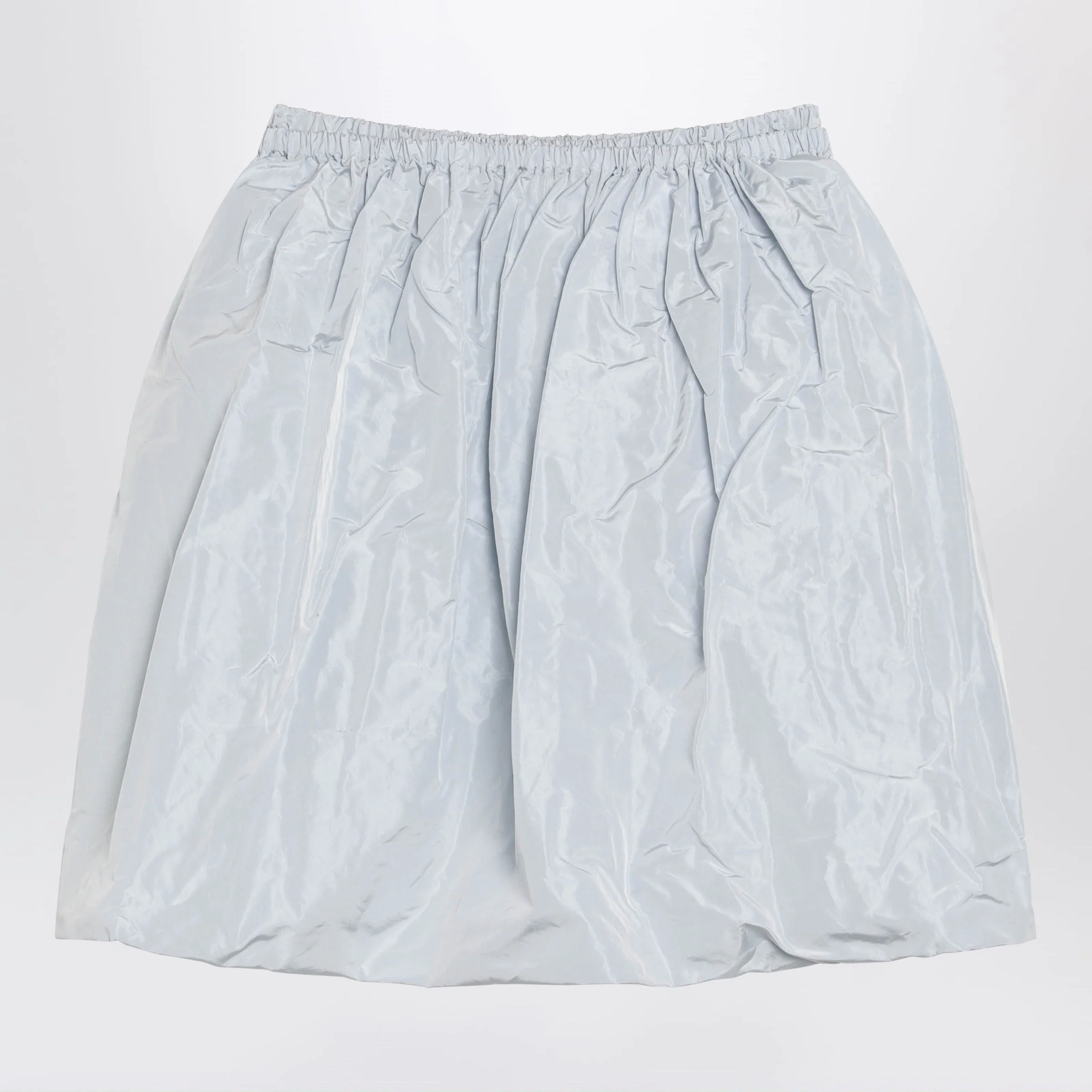 Prada Light Grey Technical Taffeta Skirt Women - Image 2
