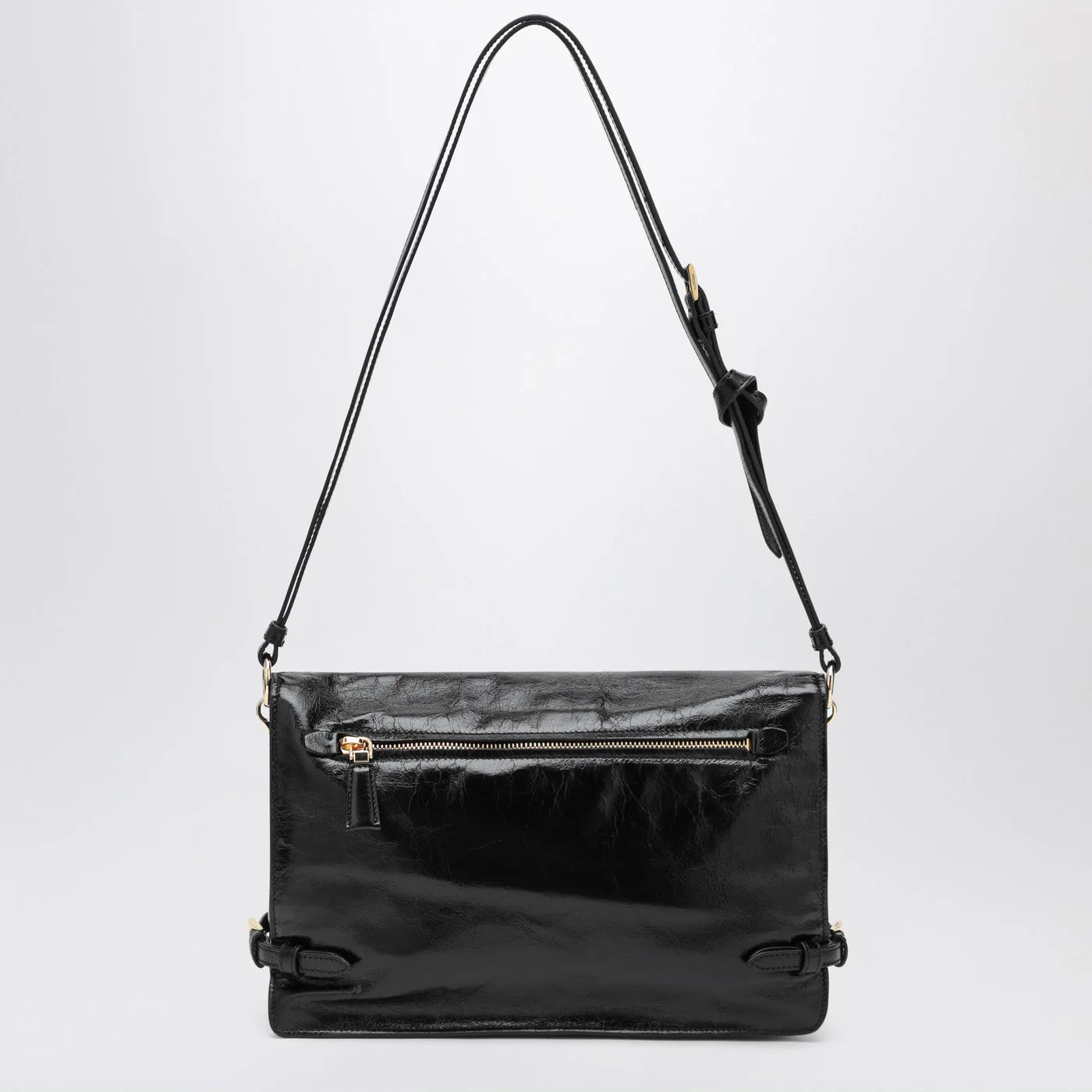 Prada Medium Shoulder Bag Black In Leather Women - Image 2