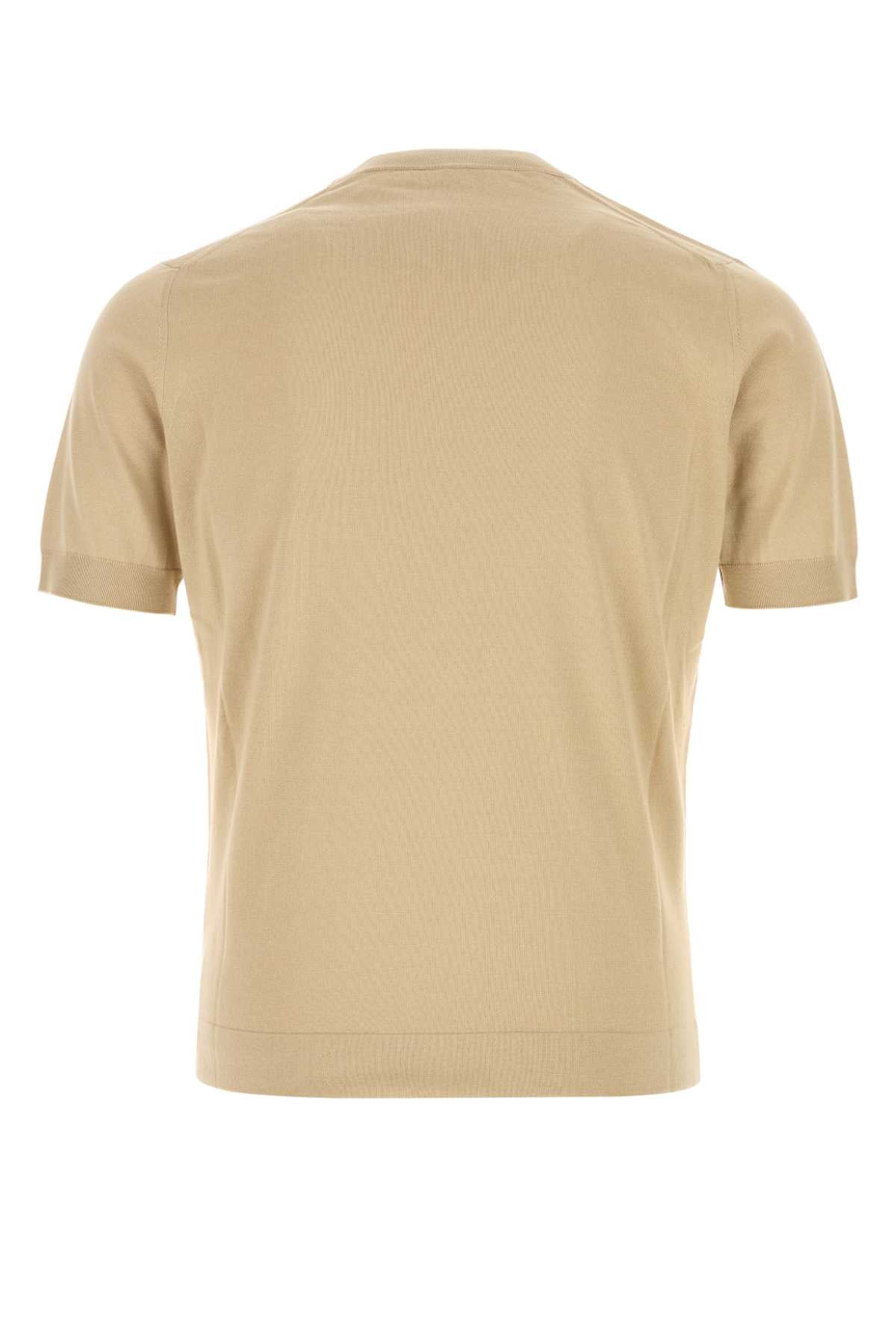 Prada Men Beige Cotton Sweater - Image 2