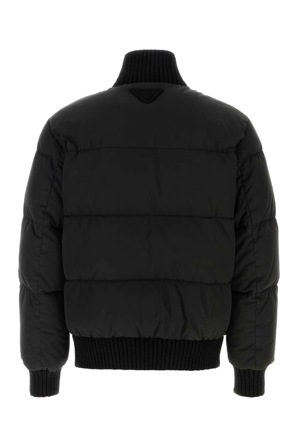 Prada Men Black Cotton Bomber Jacket - Image 2