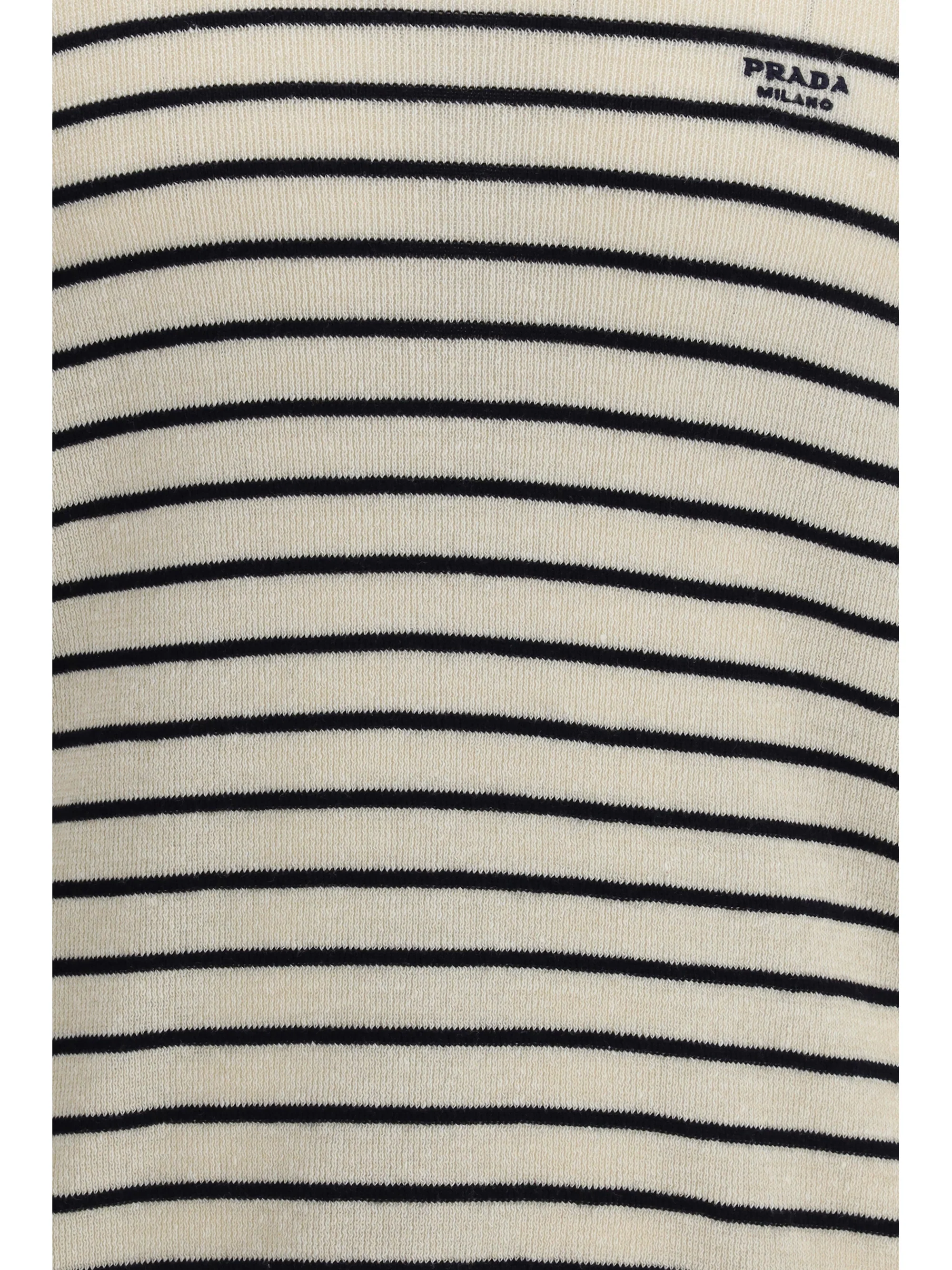 Prada Men Wool And Cotton Blend Pullover With Jacquard Motif - Image 3