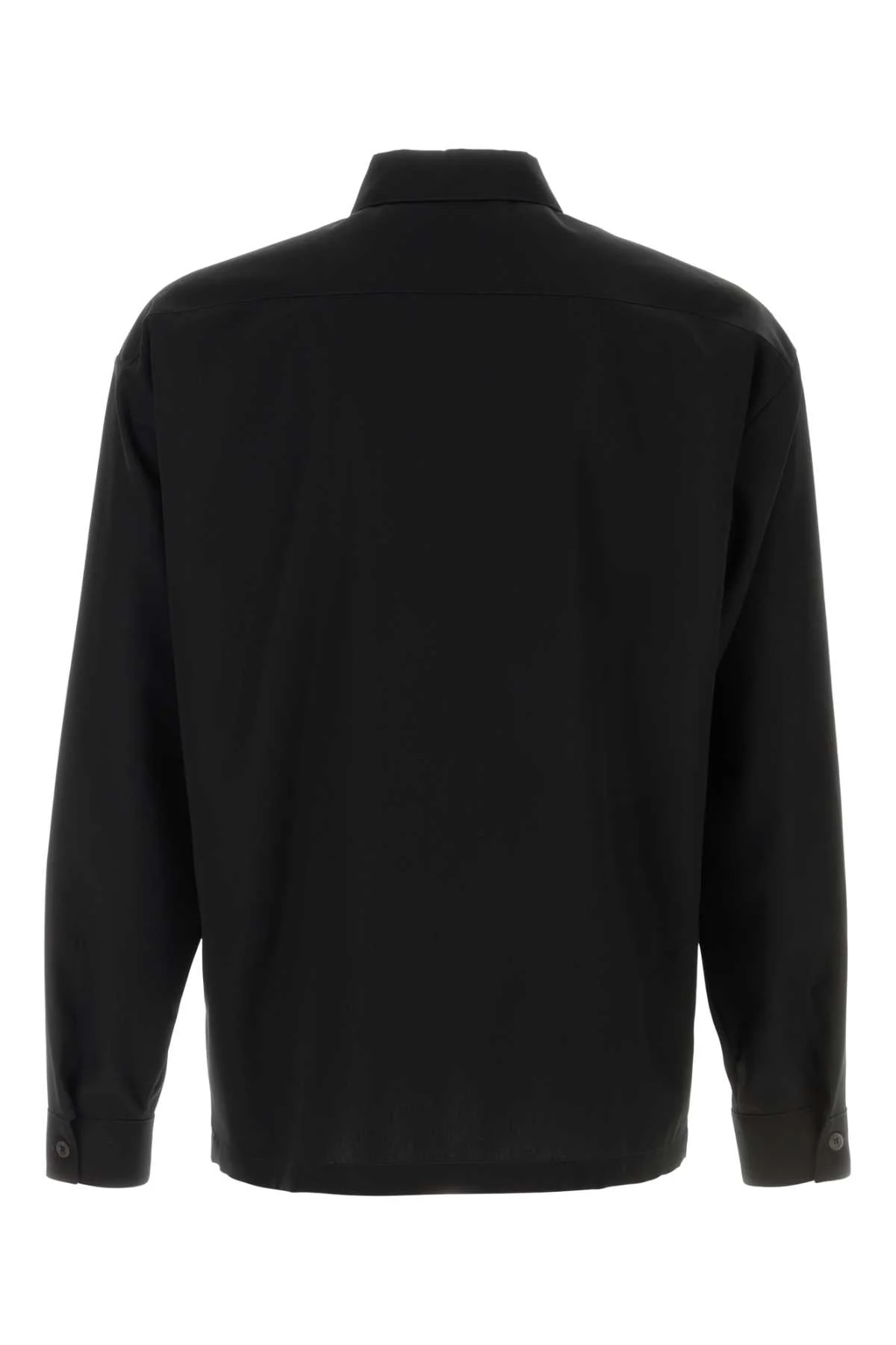 Prada Men Black Cotton Shirt - Image 2