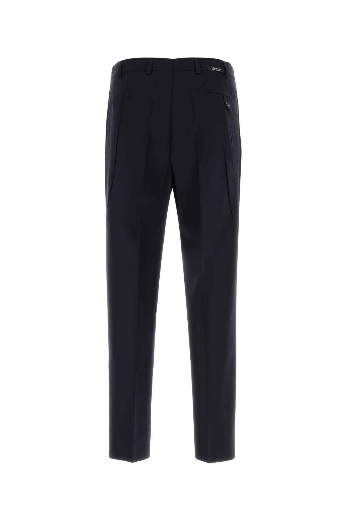 Prada Men Midnight Blue Wool Pant - Image 2