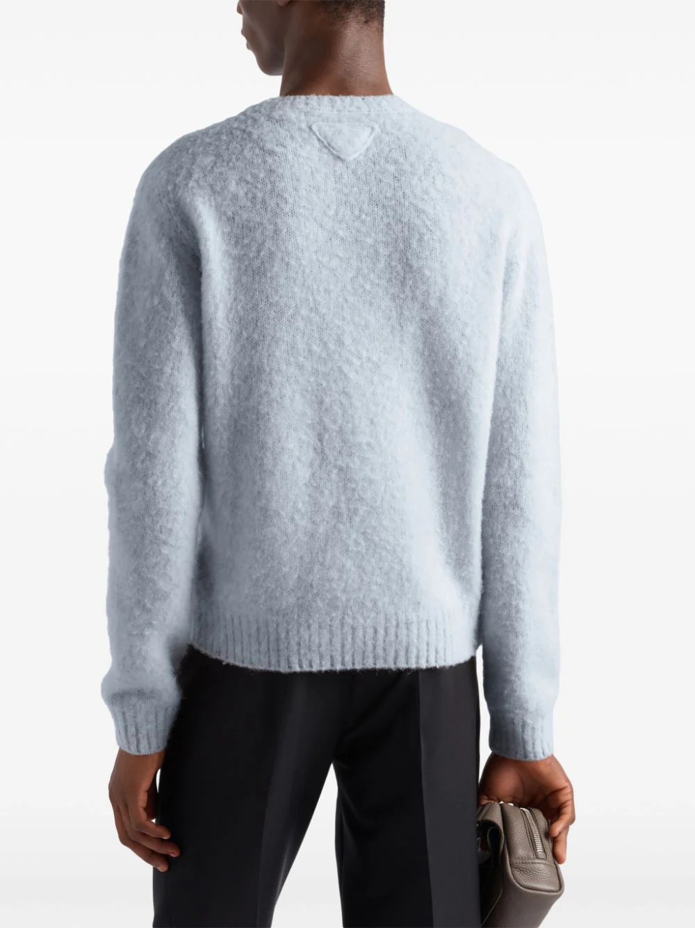 Prada Men Wool Crewneck Jumper - Image 4