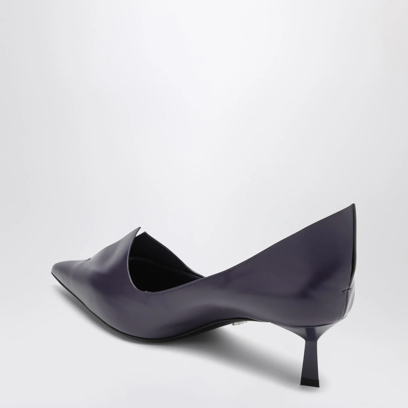 Prada Purple Brushed Leather Decollete Women - Image 2