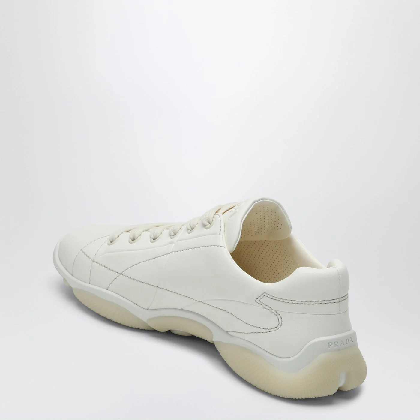 Prada Sneakers Ivory In Nappa Women - Image 2