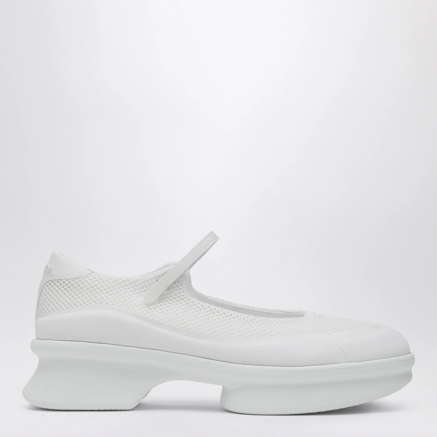 Prada White Mesh Ballerina Women