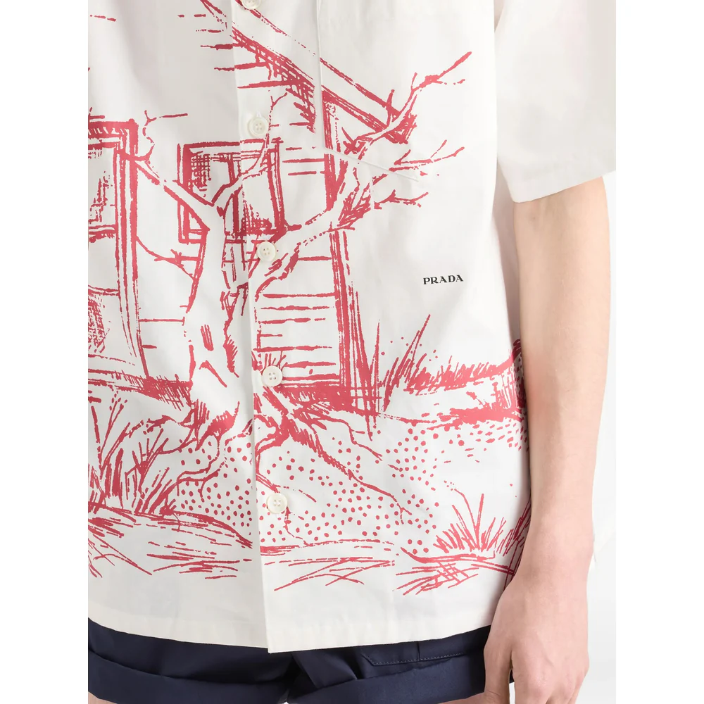 Prada White Shirts Men - Image 3