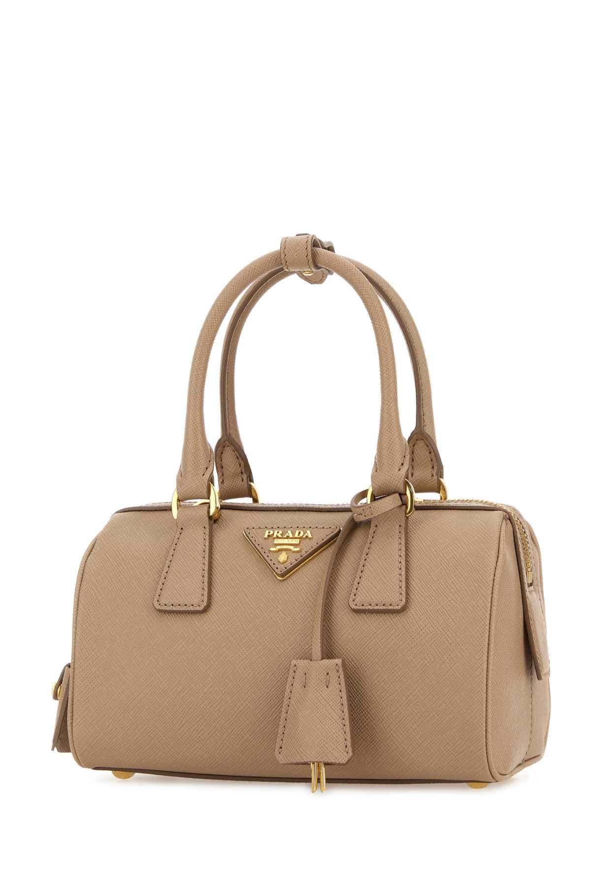 Prada Women Cappuccino Leather Handbag - Image 2