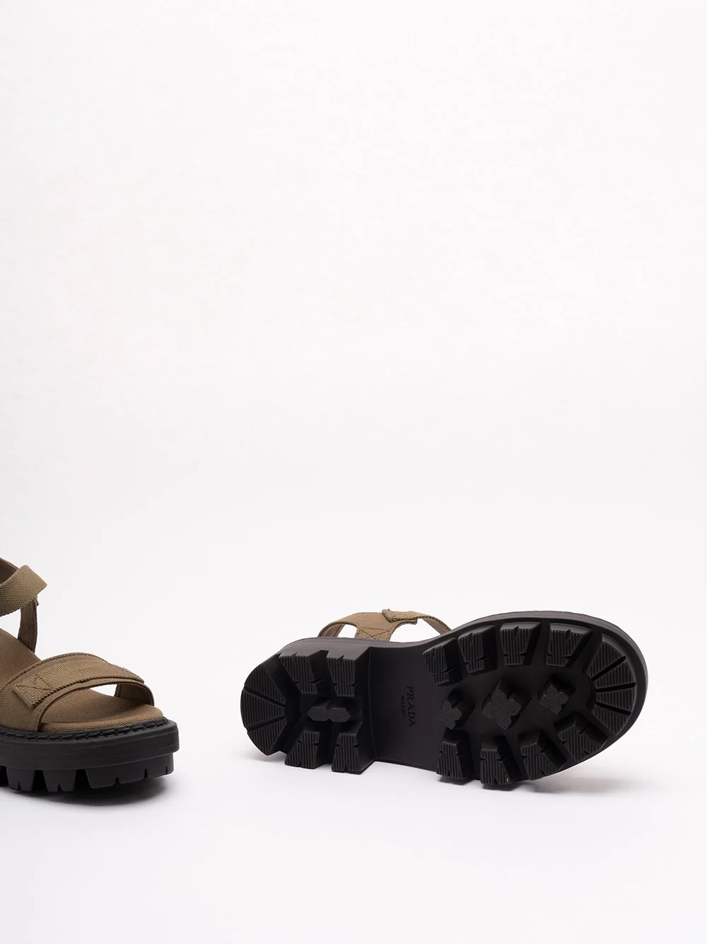 Prada Women Cotton Sandals - Image 4