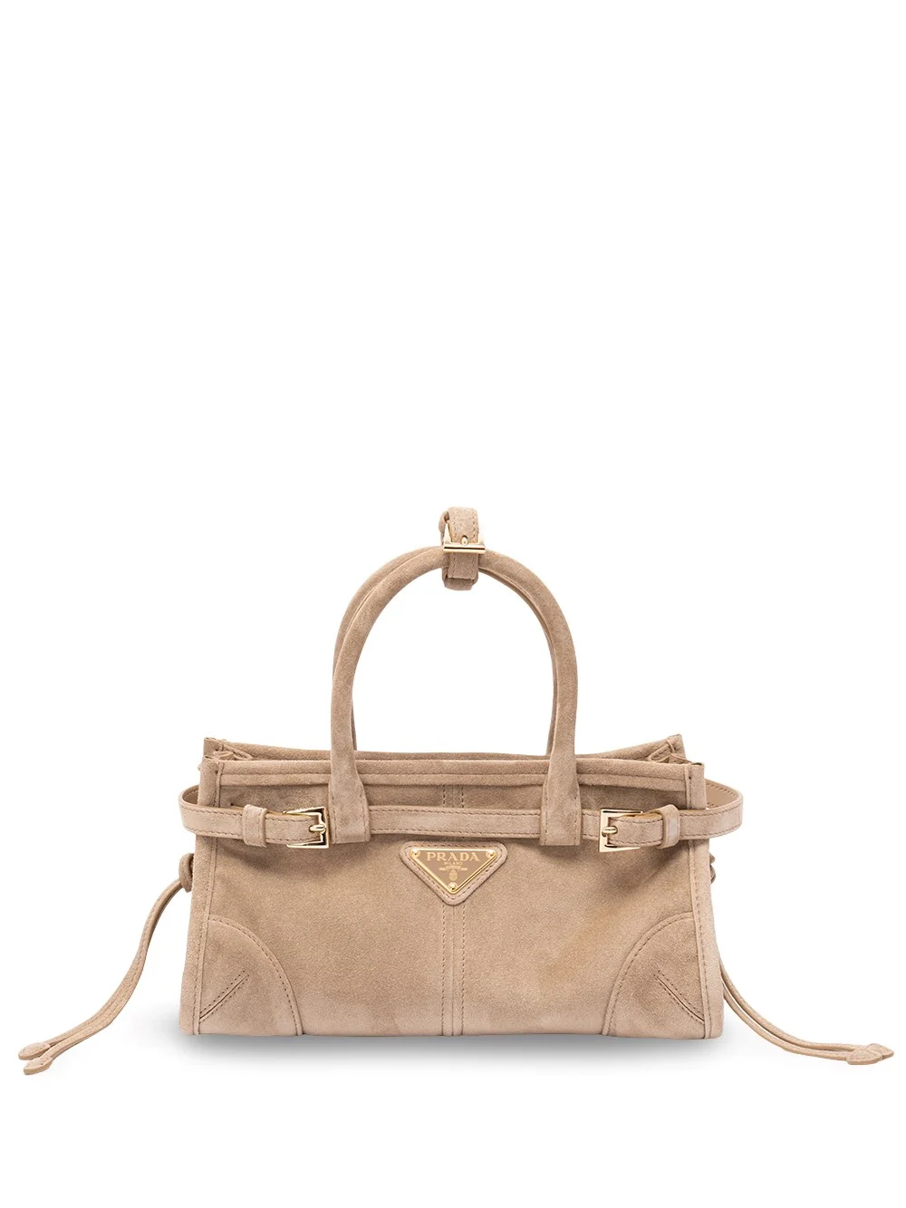 Prada Women `Prada Bonnie` Mini Suede Handbag