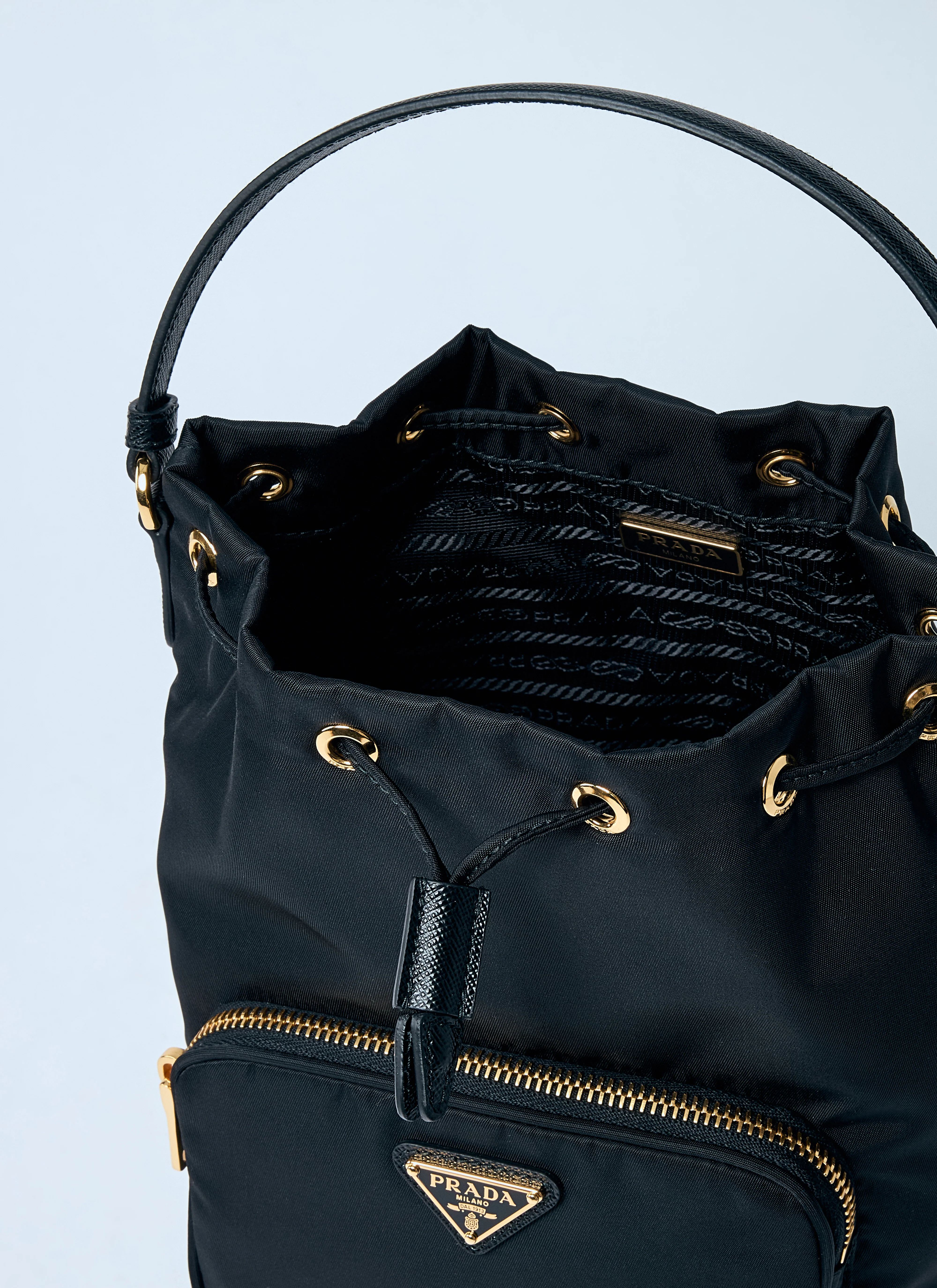Prada Women Re-Nylon Bucket Bag - Image 5