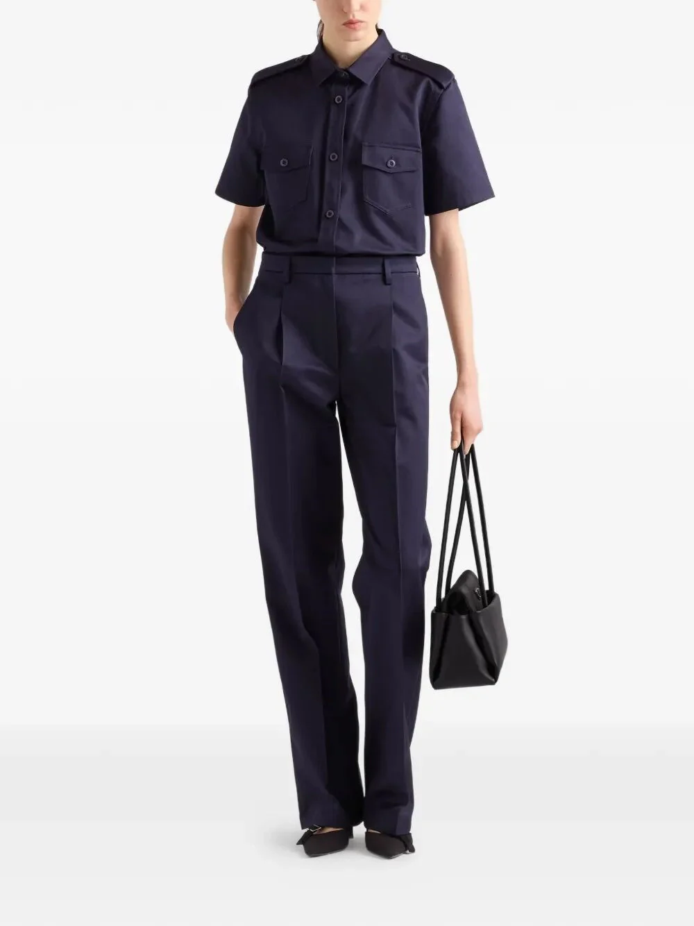 Prada Women Short-Sleeve Uniform Shirt - Image 2