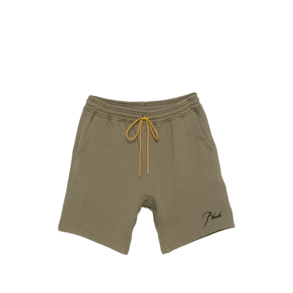 Rhude Green Shorts - Track & Running Shorts Men