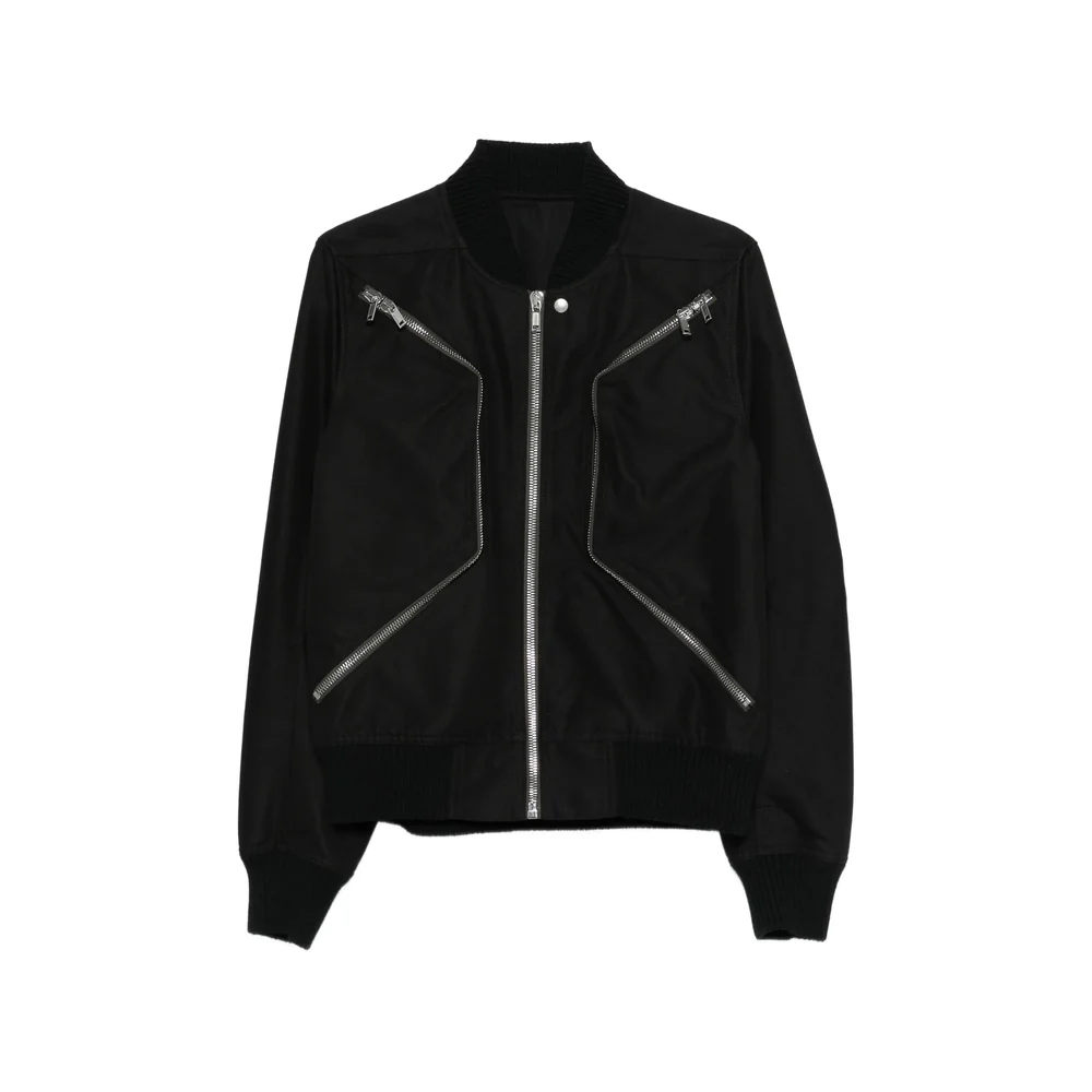 Rick Owens Black Jackets - Bomber Jackets Men