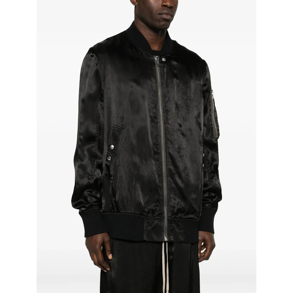 Rick Owens Black Jackets - Bomber Jackets Men - Image 3