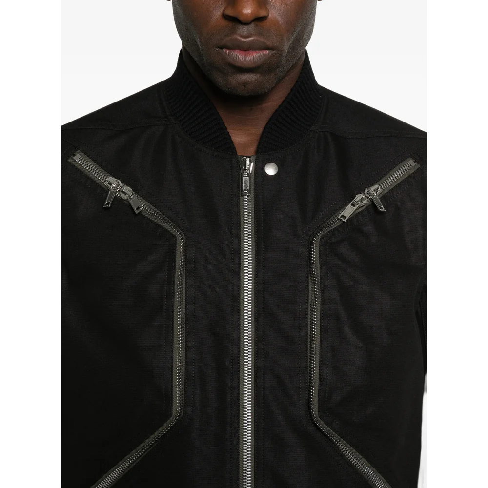 Rick Owens Black Jackets - Bomber Jackets Men - Image 5