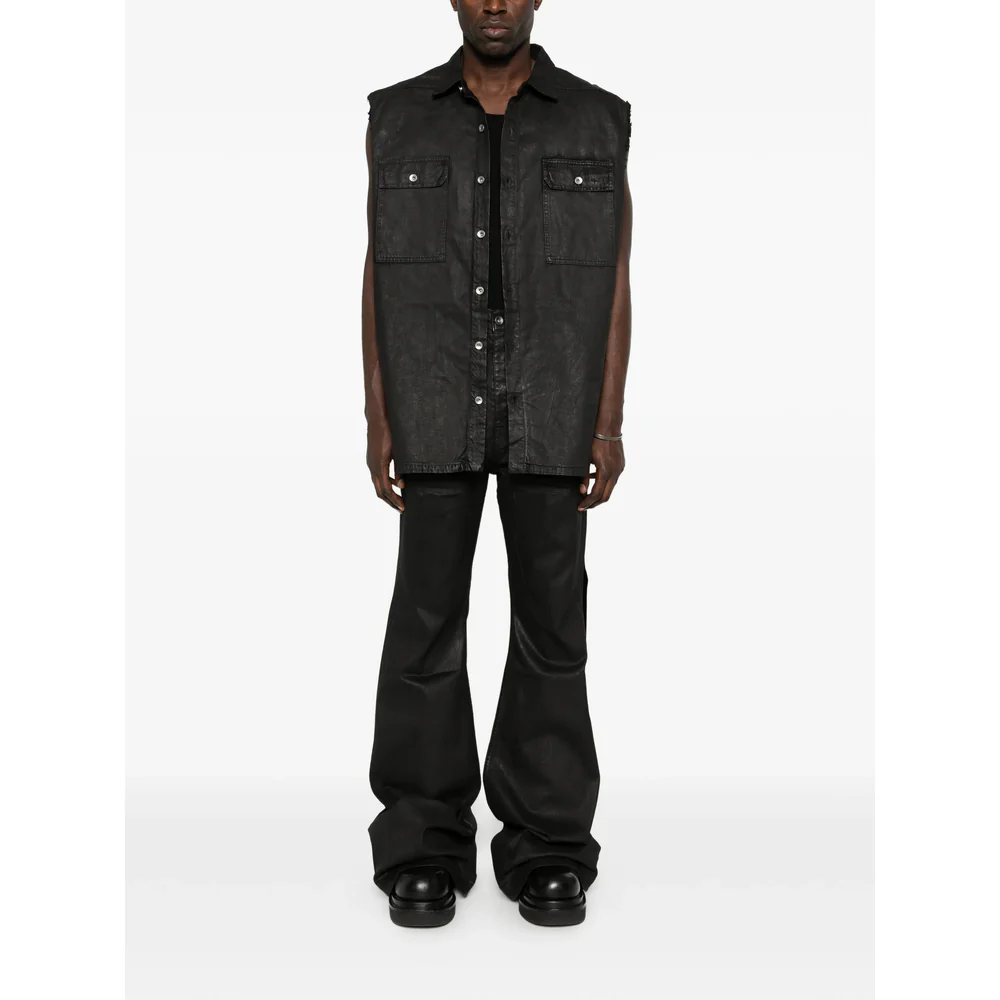 Rick Owens Drkshdw Black Jackets - Waistcoats & Gilets Men - Image 3