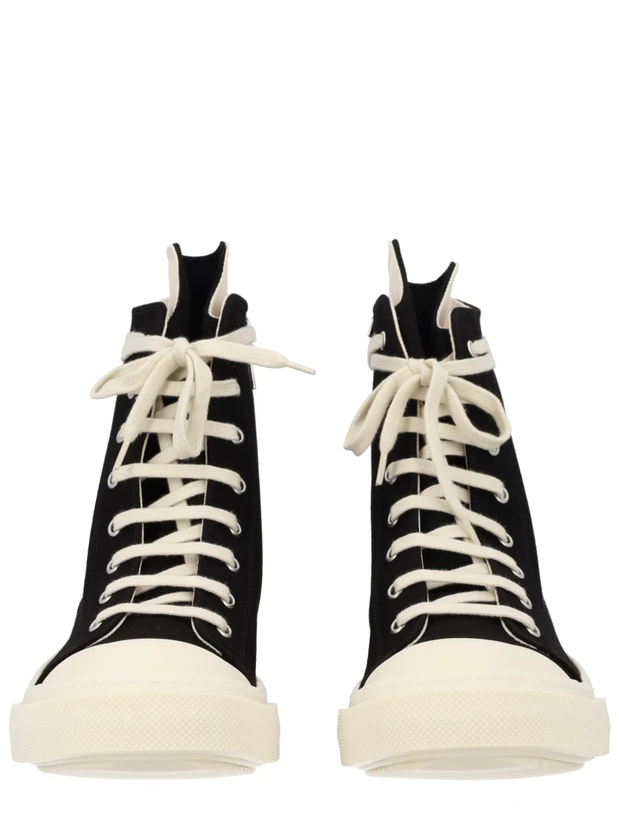Rick Owens Drkshdw Men High Denim Sneaker - Image 3