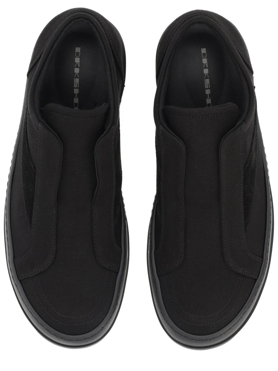 Rick Owens Drkshdw Men "Laceless Vintage Sneaks" Sneaker - Image 5