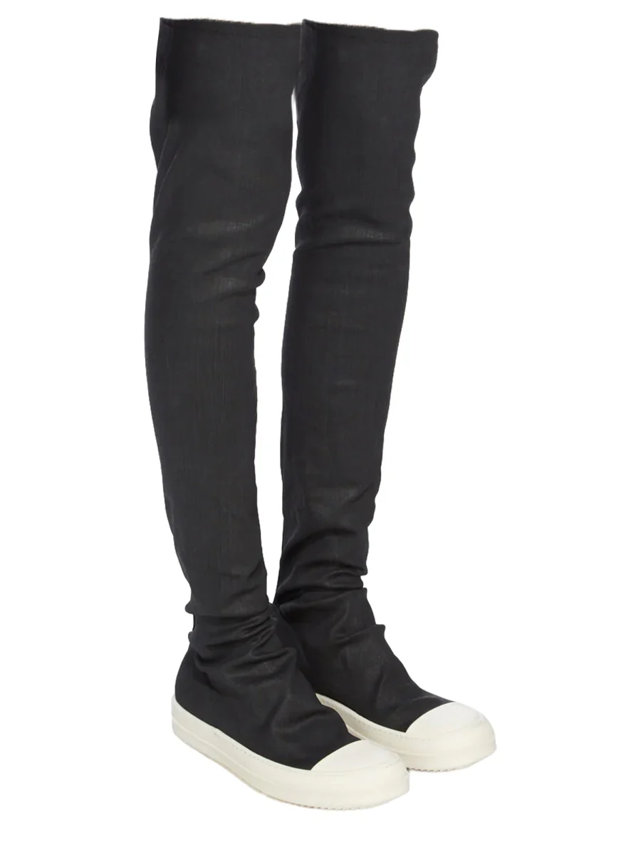 Rick Owens Drkshdw Women "High Sock Sneaks" Boot - Image 2