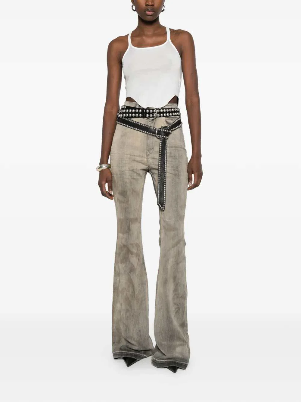 Rick Owens Drkshdw Women Botan Bootcut Jeans - Image 2