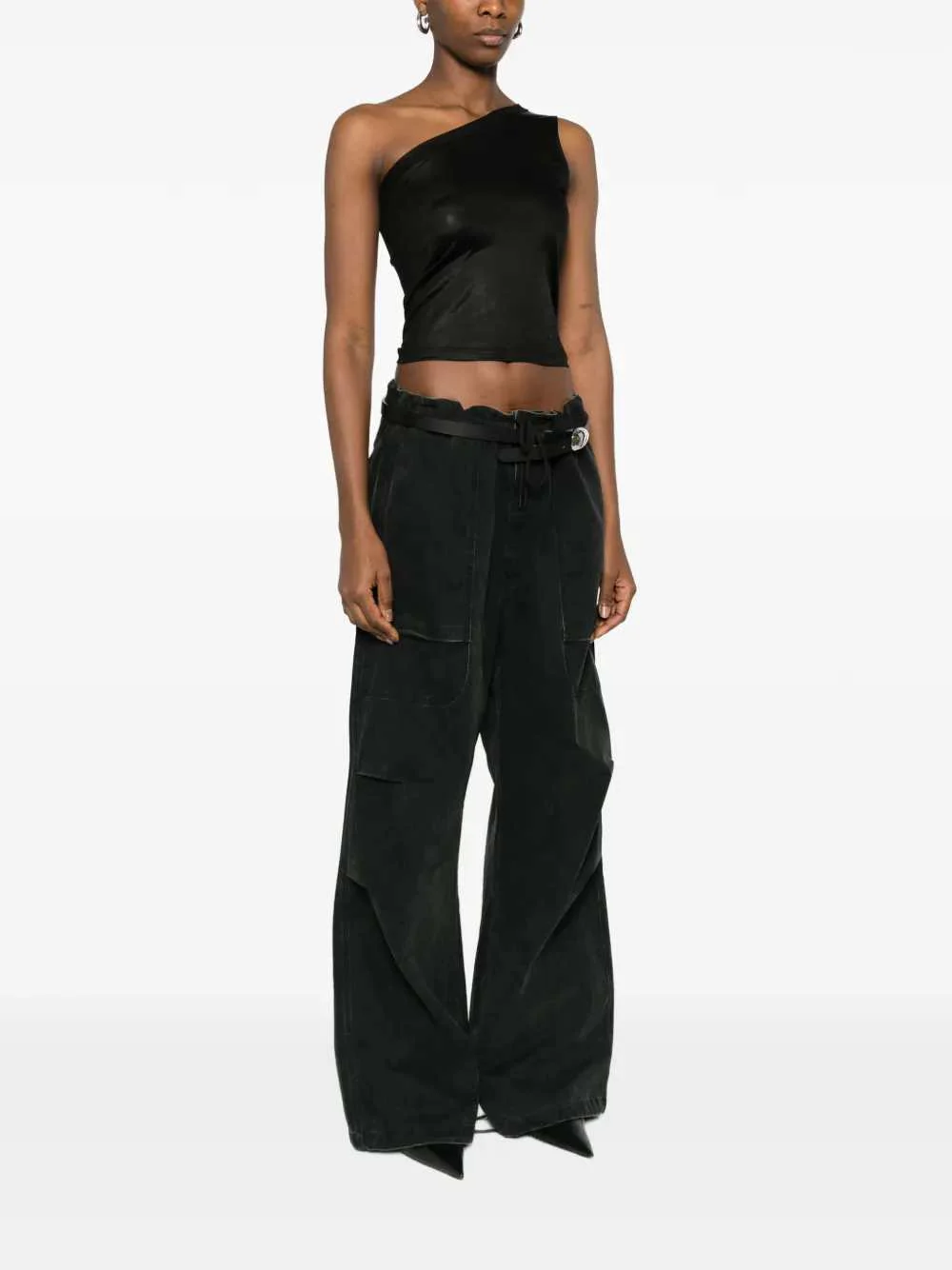 Rick Owens Drkshdw Women One-Shoulder Top - Image 3