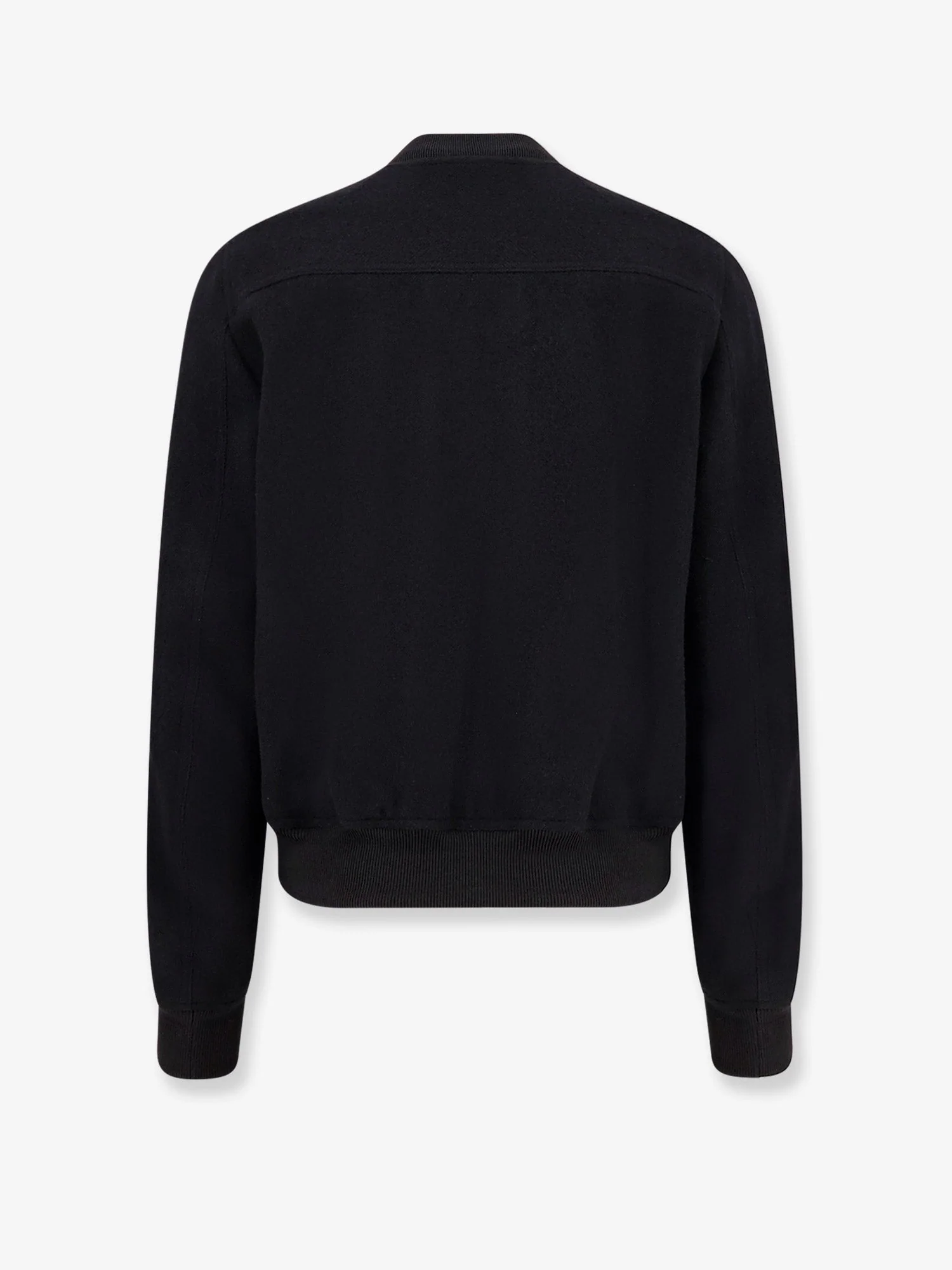 Rick Owens Men Bauhaus Flight Virgin Wool Bomber - Image 4