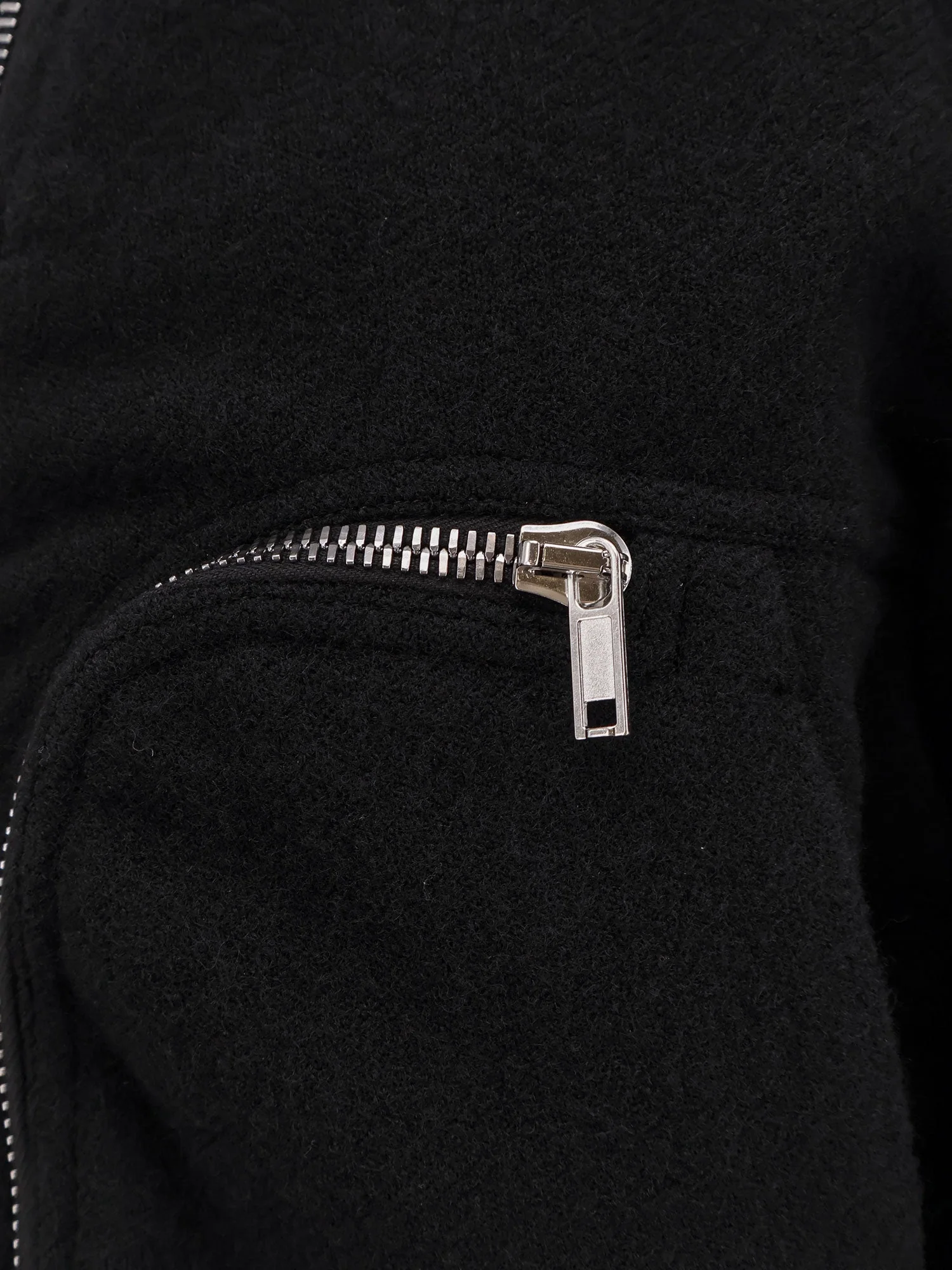 Rick Owens Men Bauhaus Flight Virgin Wool Bomber - Image 5