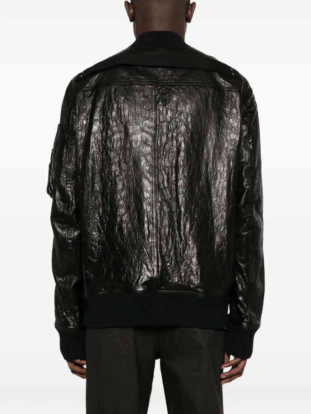 Rick Owens Men Classic Flight Bomber - Image 4