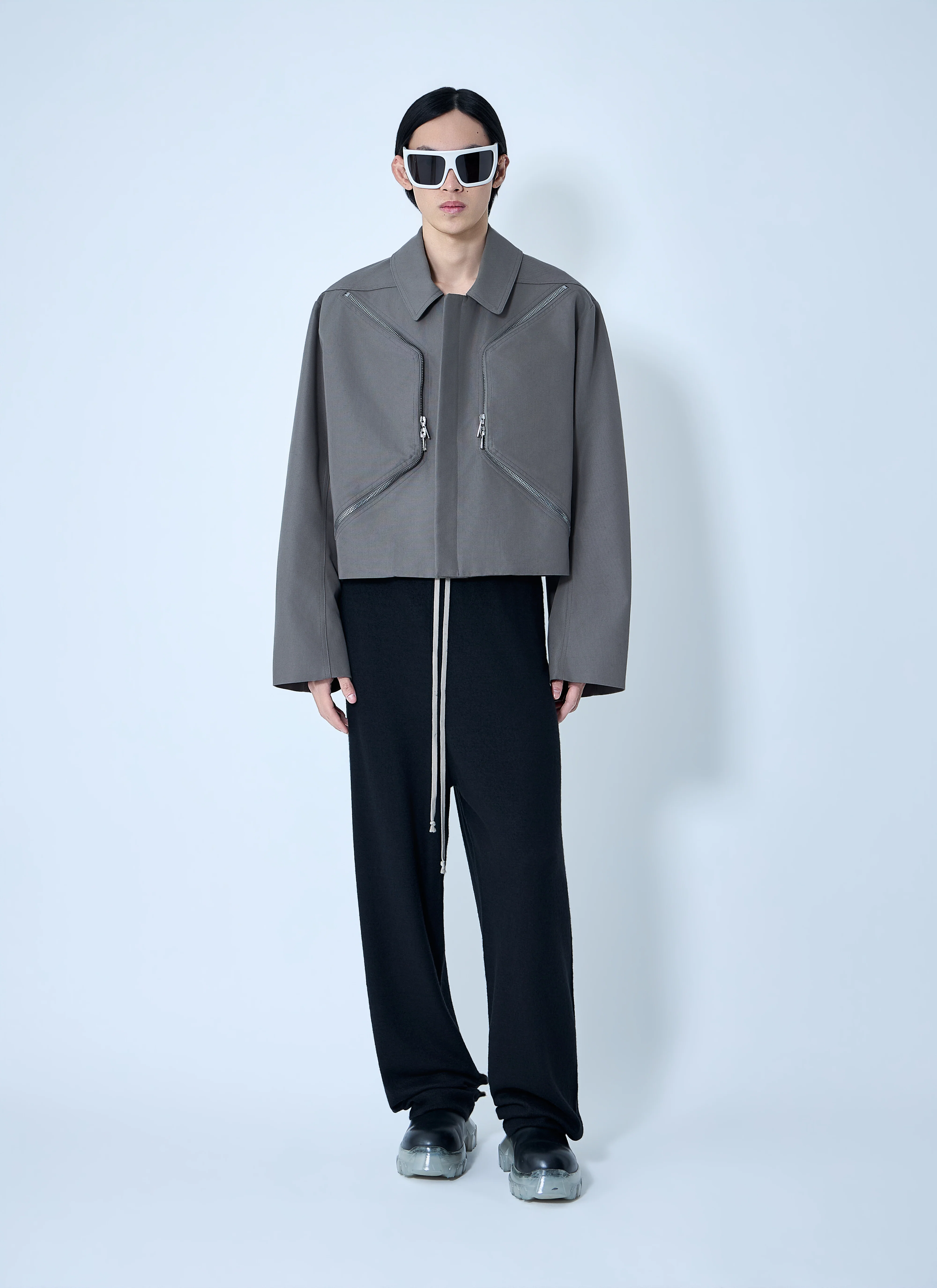 Rick Owens Men Drawstring Track Pants - Image 2