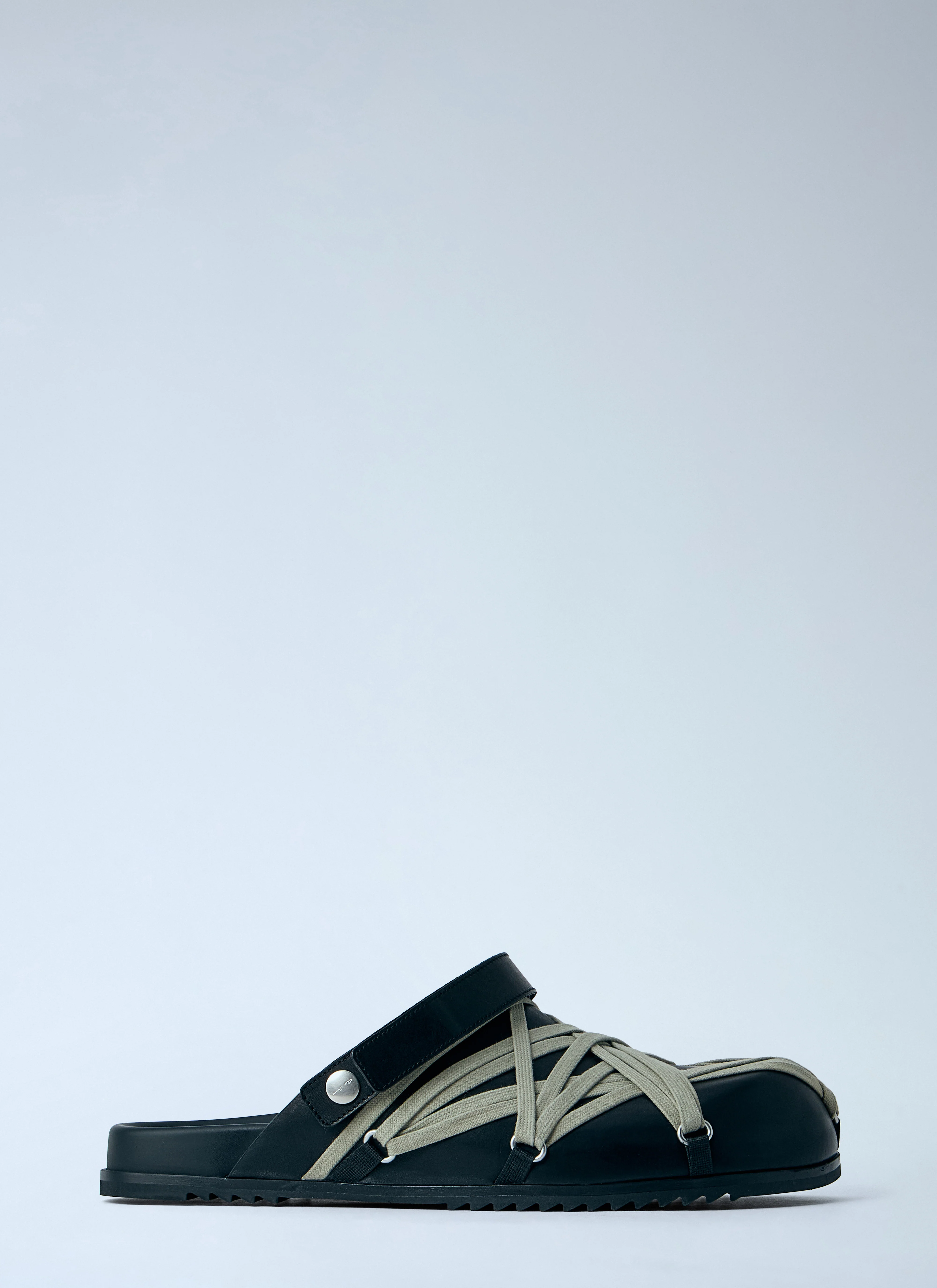Rick Owens Men Megalace Mule Granola Flats
