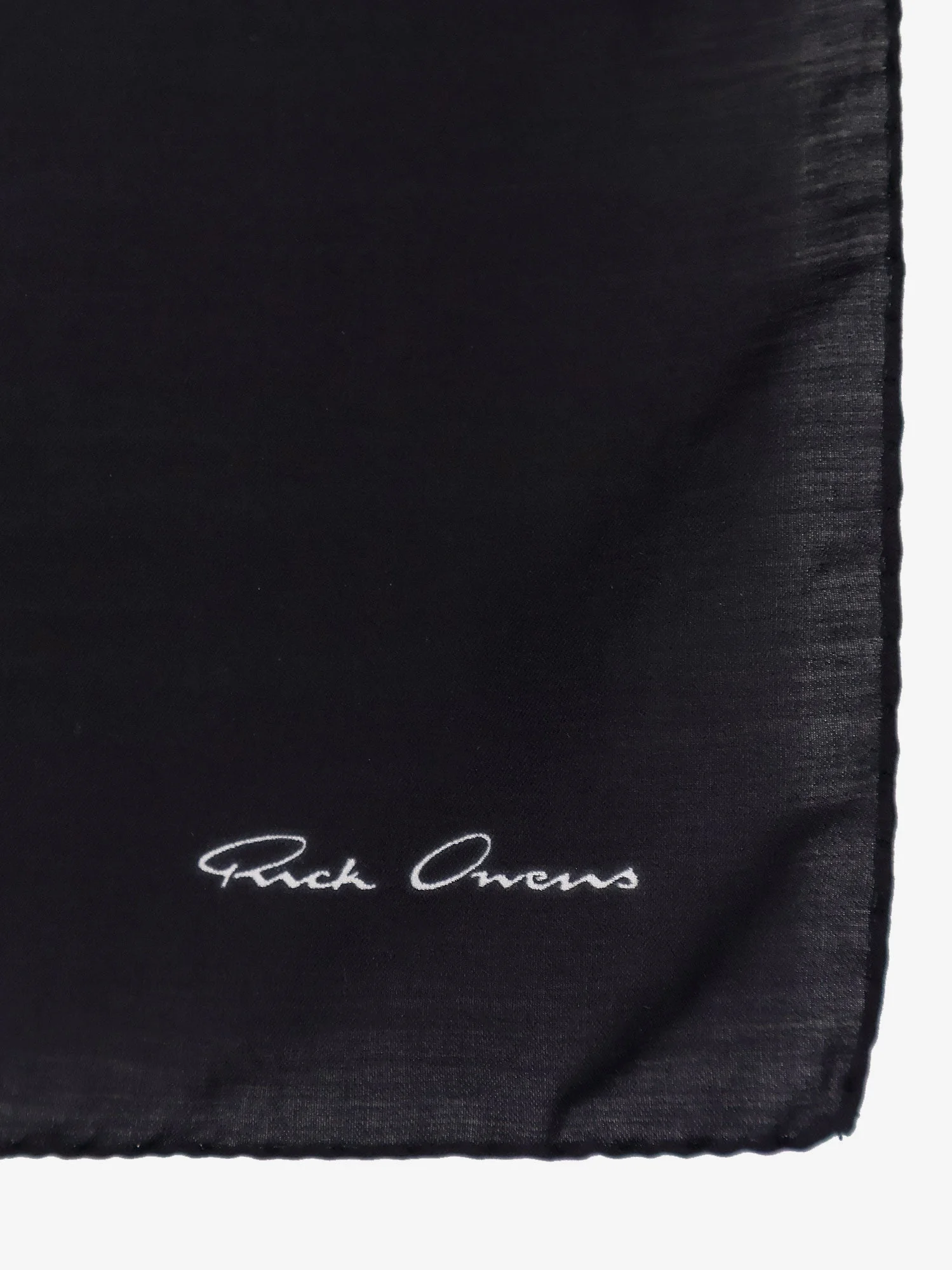 Rick Owens Men Modal And Silk Blend Scarf - Image 3